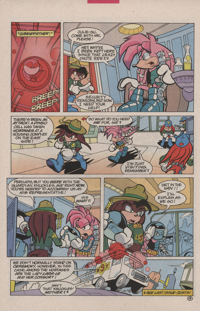 Read online Knuckles the Echidna comic -  Issue #5 - 28