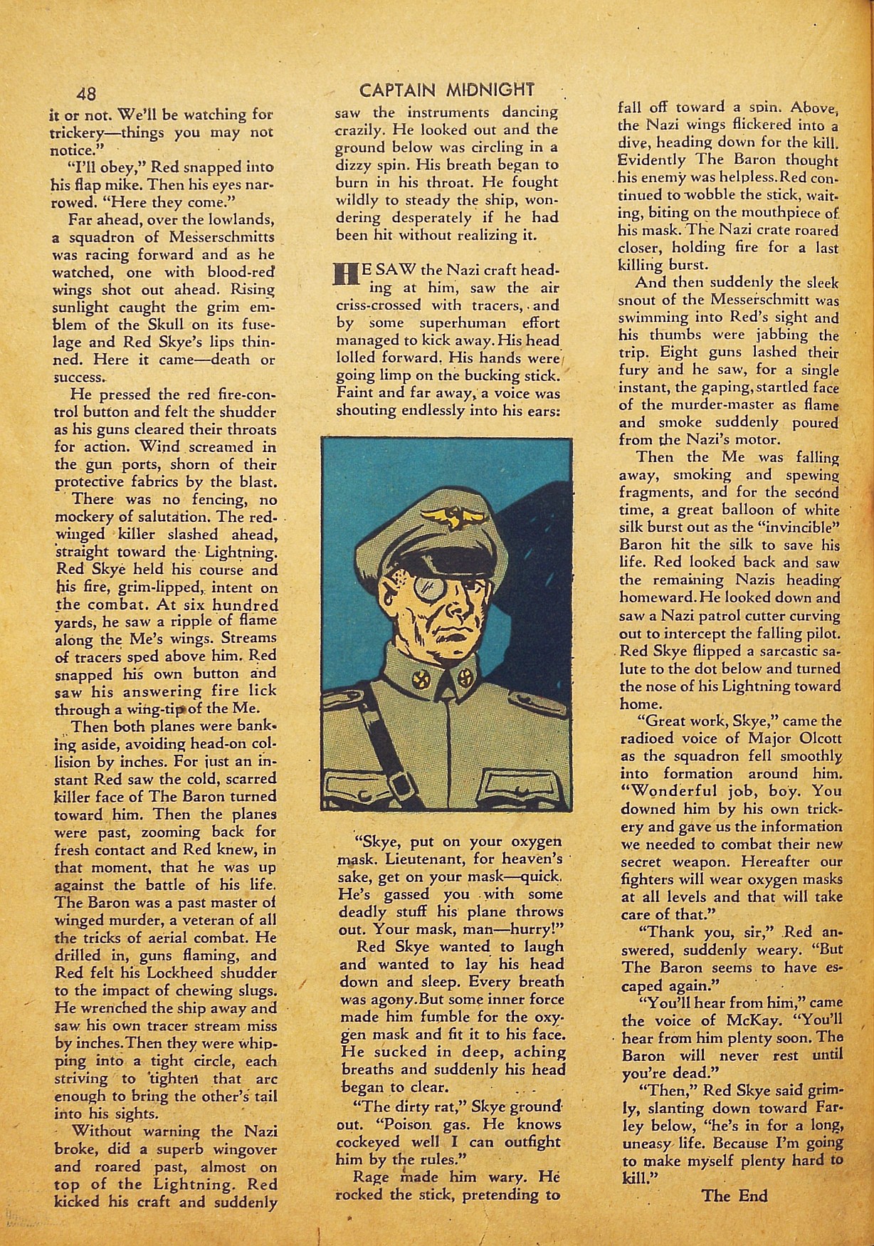 Read online Captain Midnight (1942) comic -  Issue #2 - 47