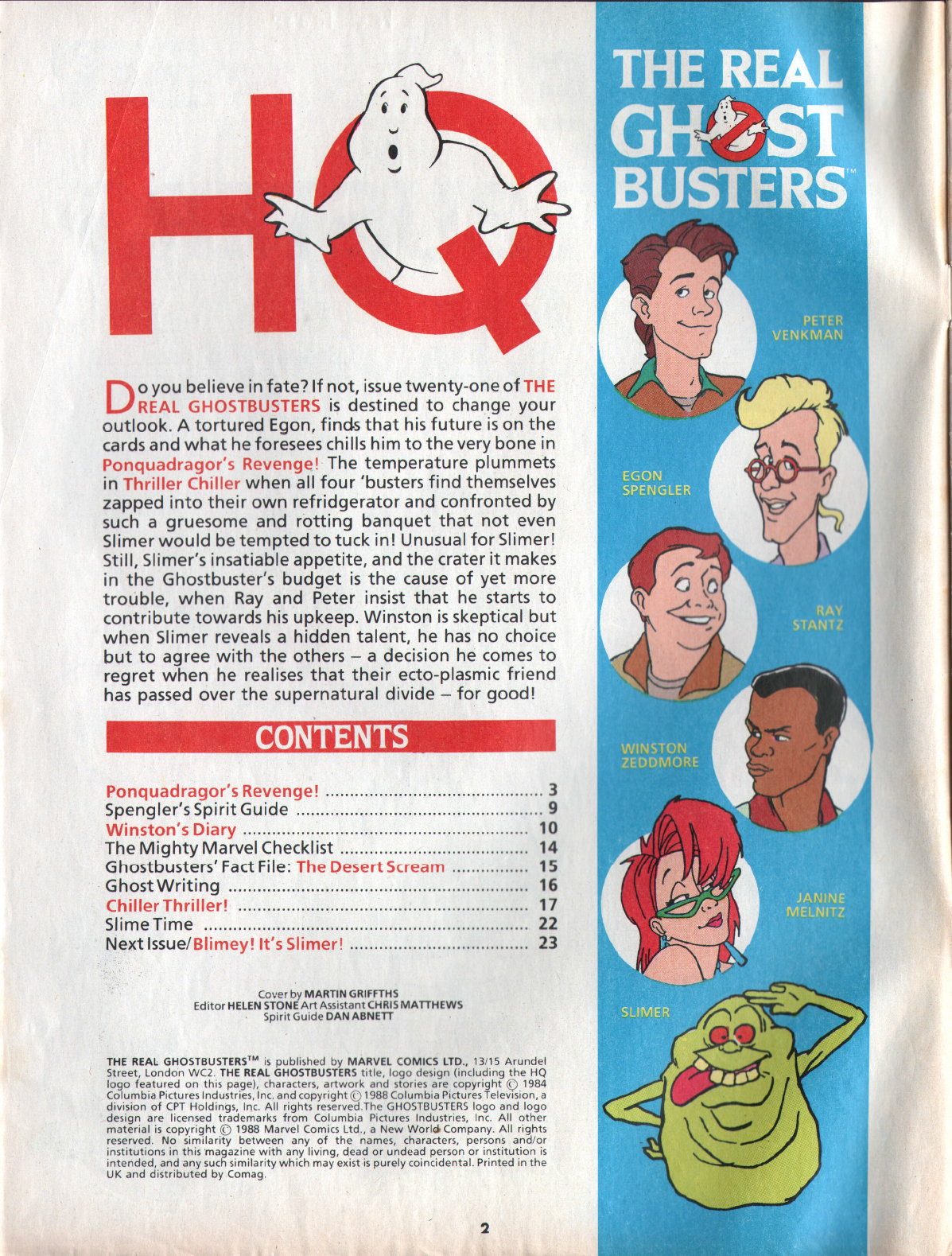 Read online The Real Ghostbusters comic -  Issue #21 - 2