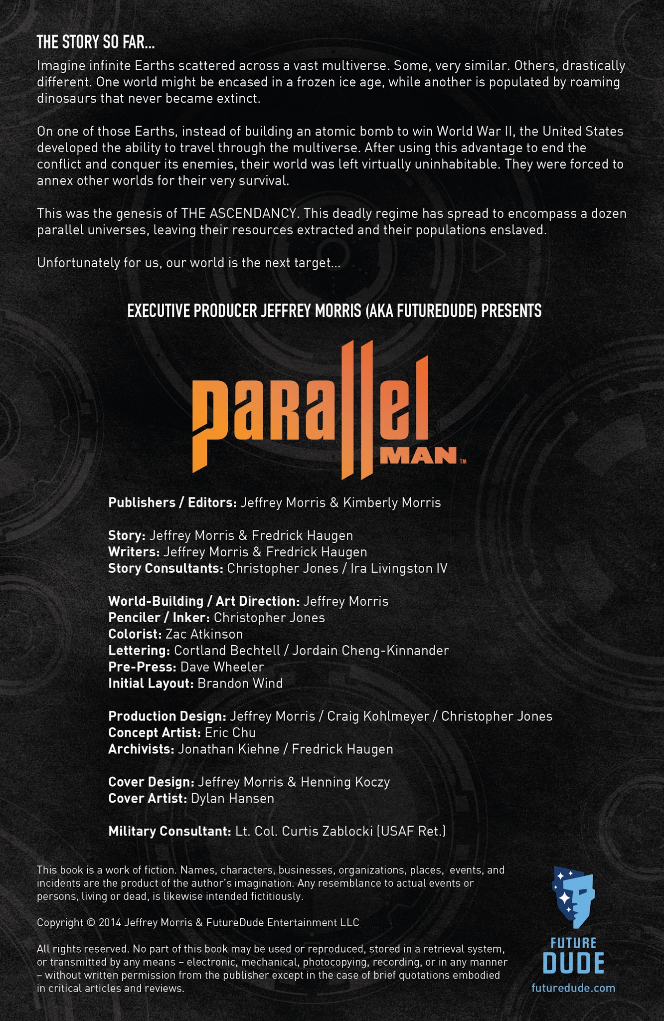 Read online Parallel Man comic -  Issue #1 - 2