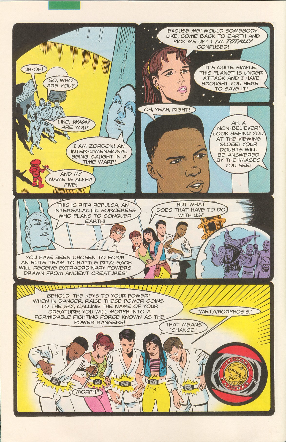 Read online Mighty Morphin Power Rangers Saga comic -  Issue #1 - 10