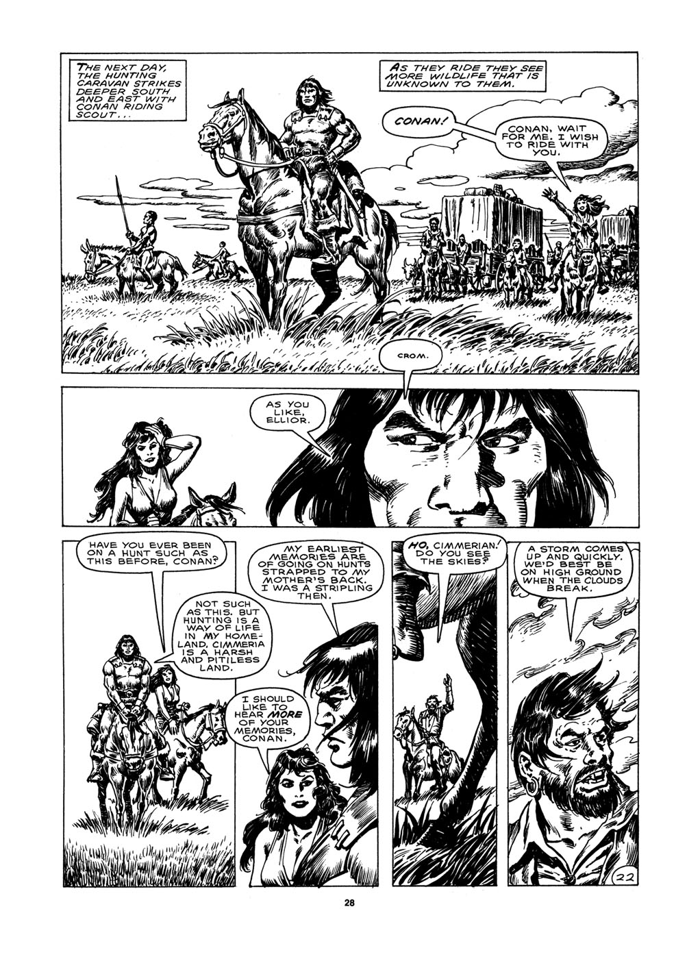 Read online The Savage Sword Of Conan comic -  Issue #151 - 26