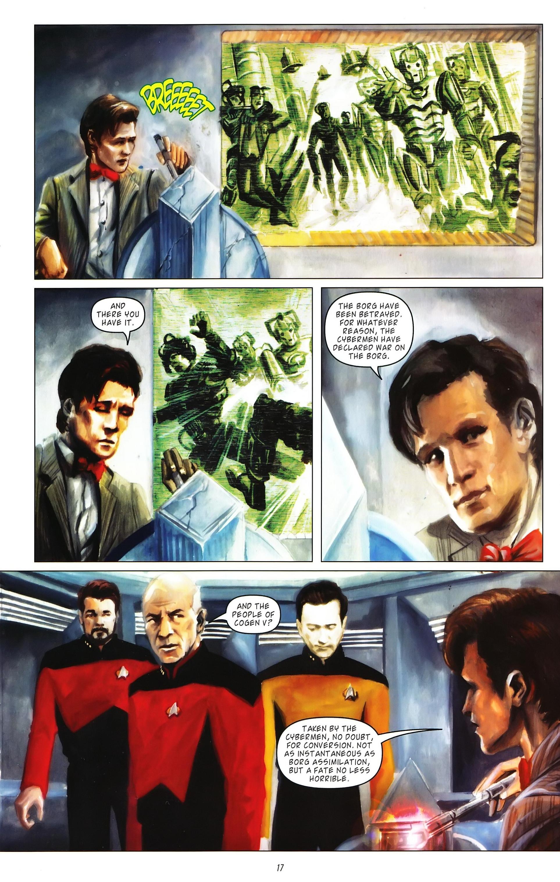 Read online Star Trek: The Next Generation/Doctor Who: Assimilation² comic -  Issue #4 - 21