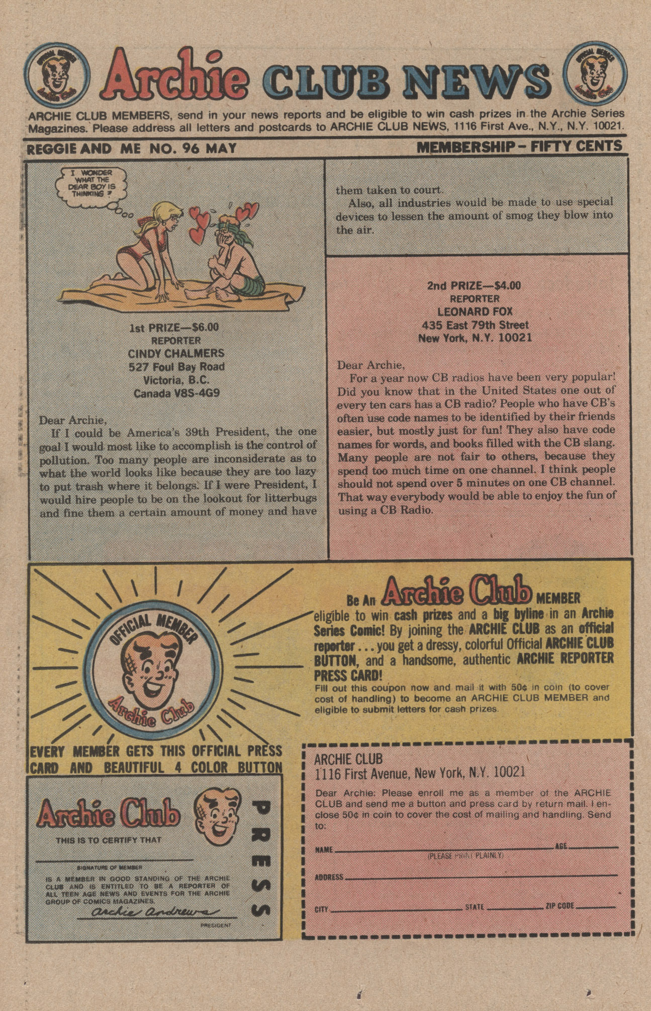 Read online Reggie and Me (1966) comic -  Issue #96 - 26