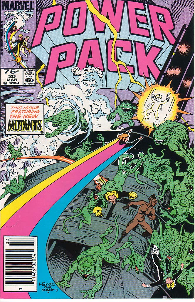 Read online Power Pack (1984) comic -  Issue #20 - 1