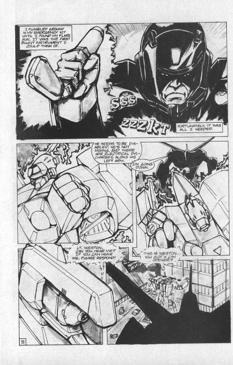 Read online Robotech II: The Sentinels - CyberPirates comic -  Issue #1 - 22