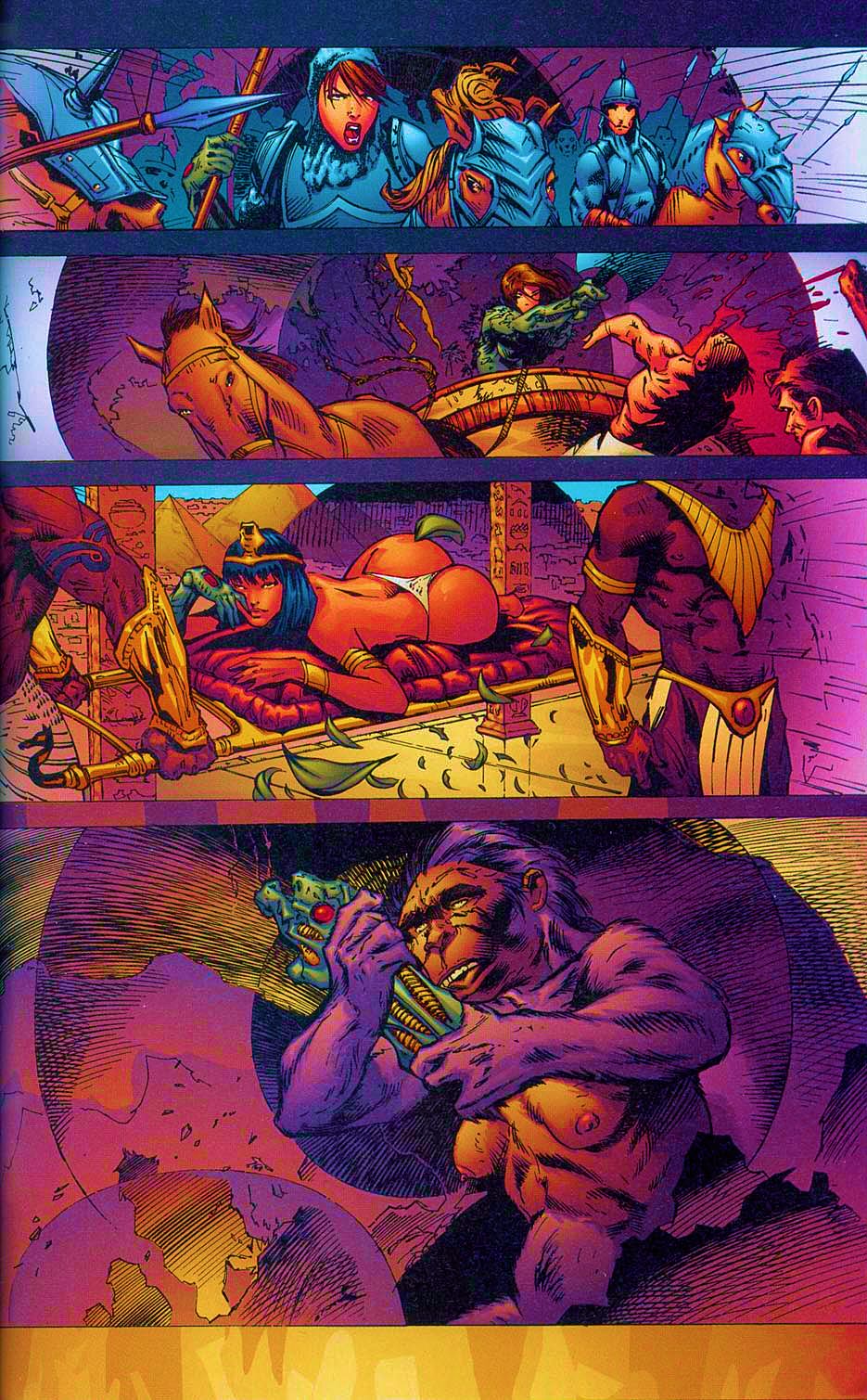 Read online Overkill: Witchblade/Aliens/Darkness/Predator comic -  Issue #2 - 32