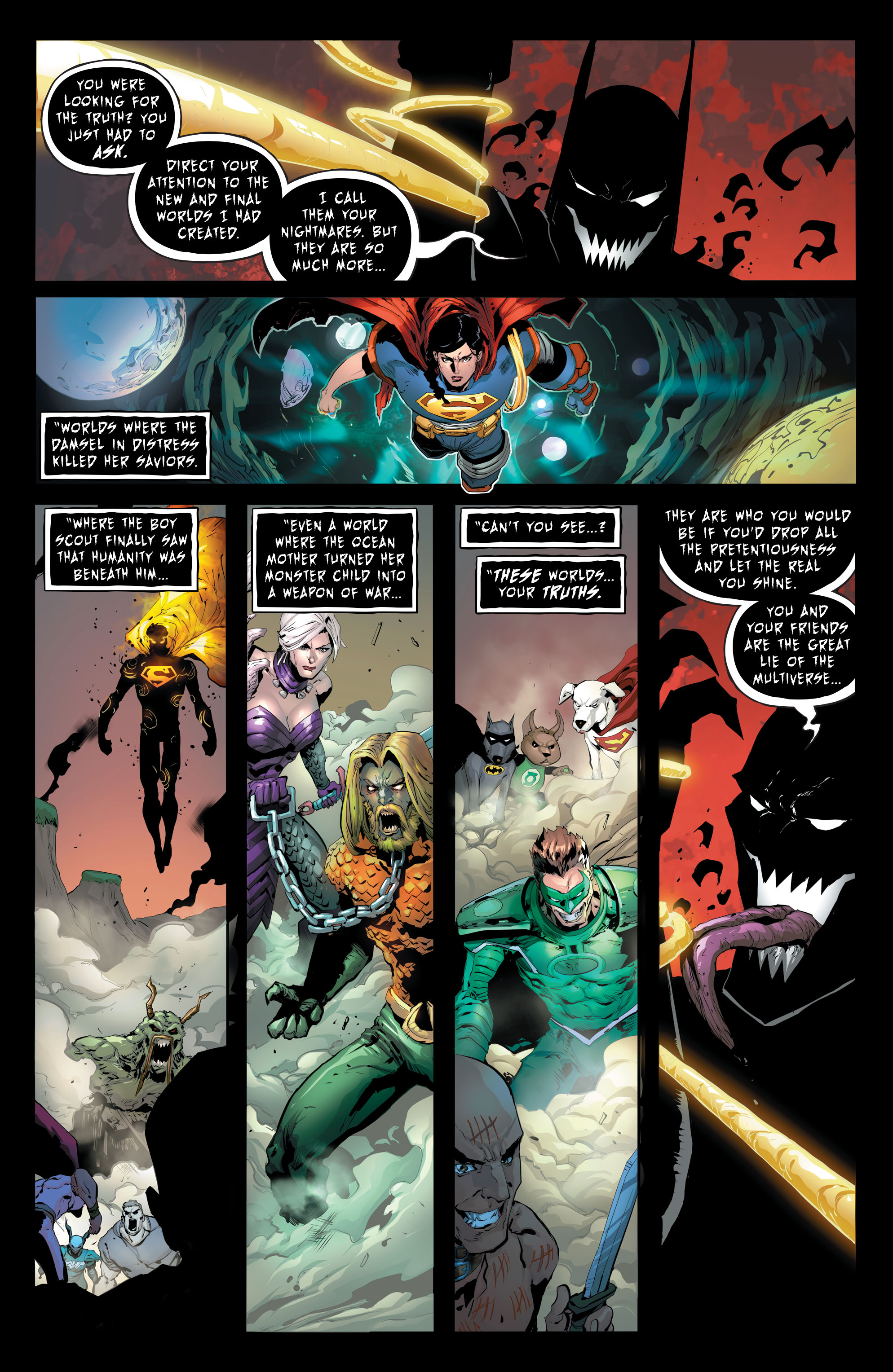 Read online Dark Nights: Death Metal The Last 52: War of the Multiverses comic -  Issue # TPB - 7
