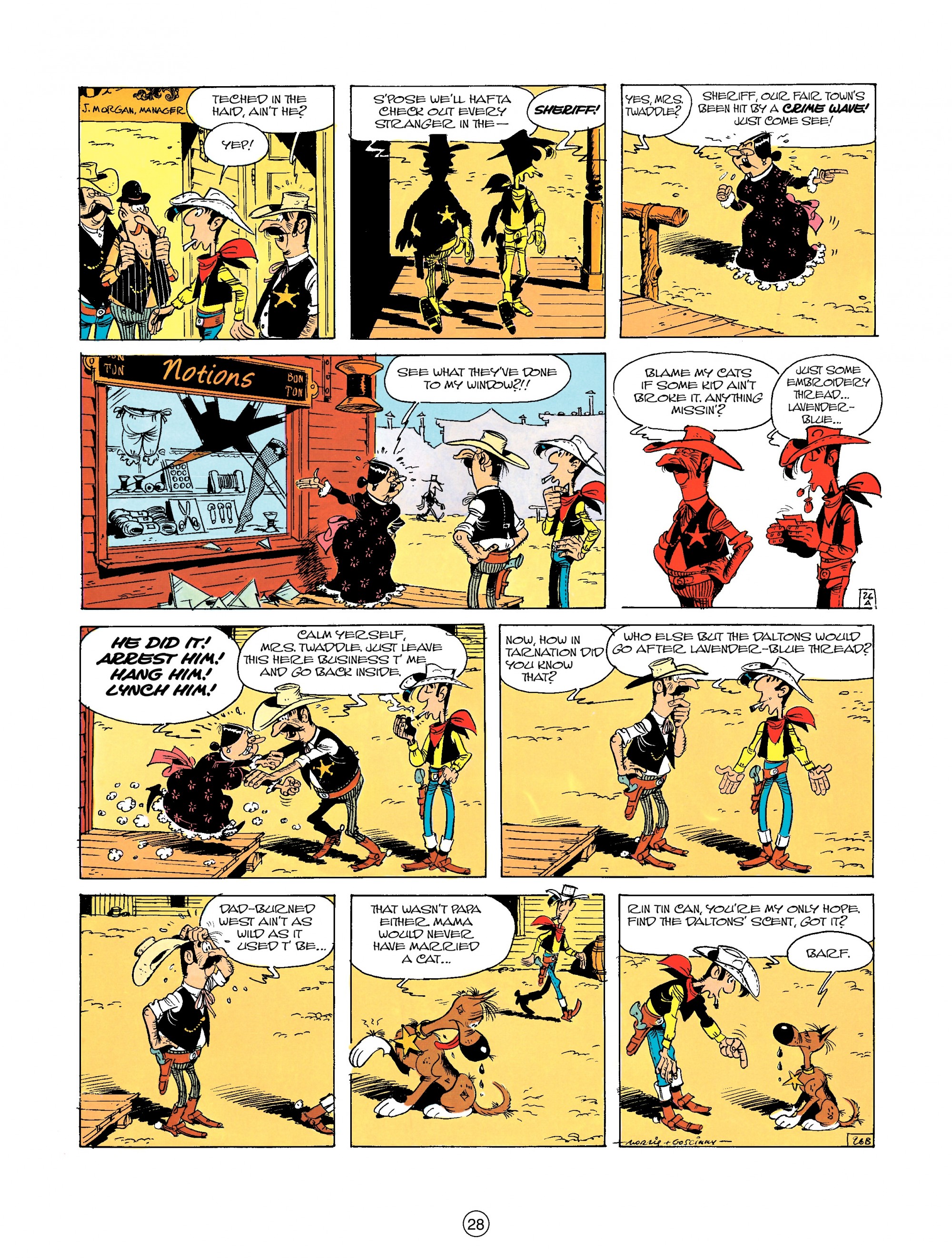 Read online A Lucky Luke Adventure comic -  Issue #23 - 28