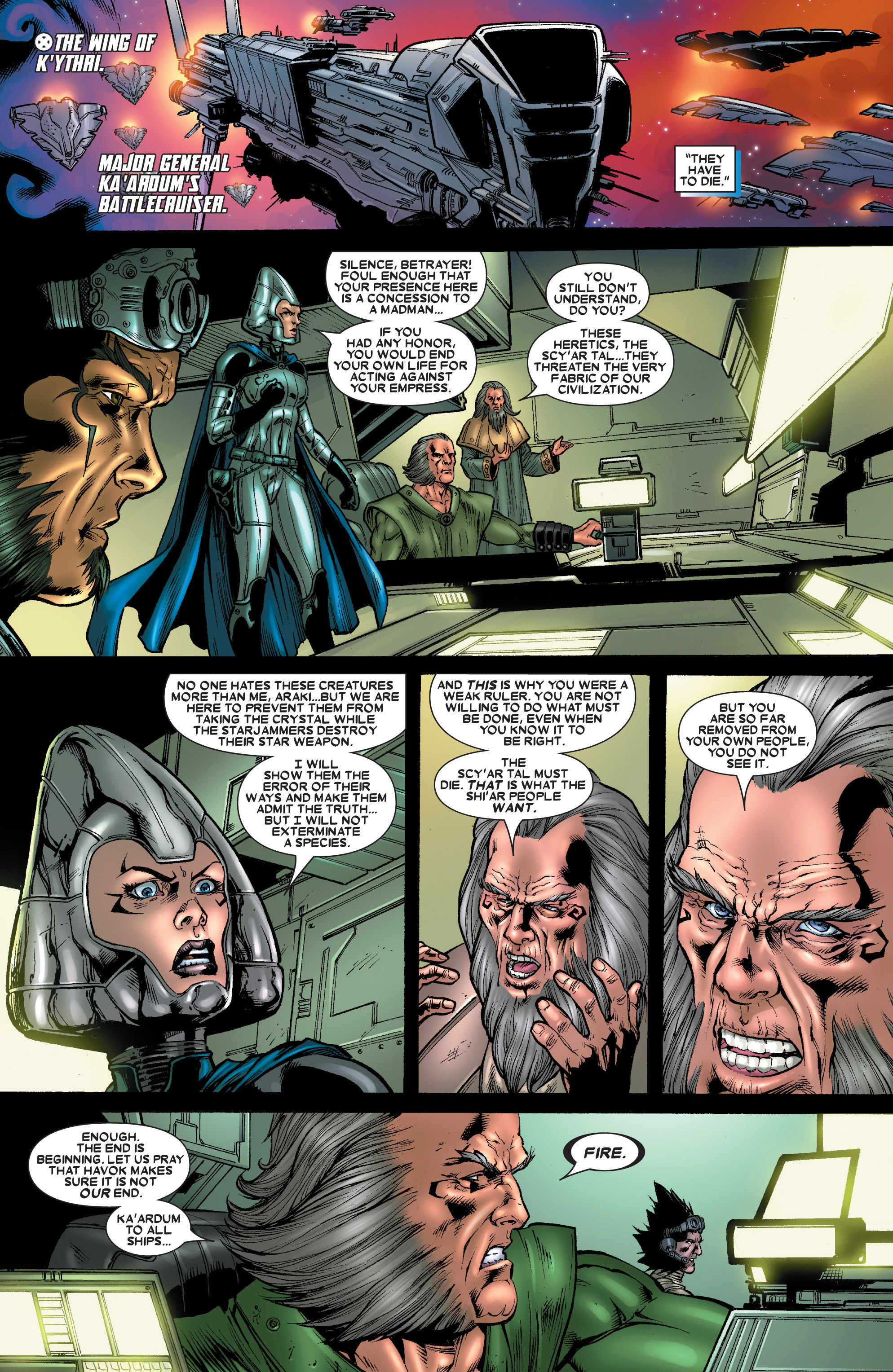 Read online X-Men: Emperor Vulcan comic -  Issue #4 - 4