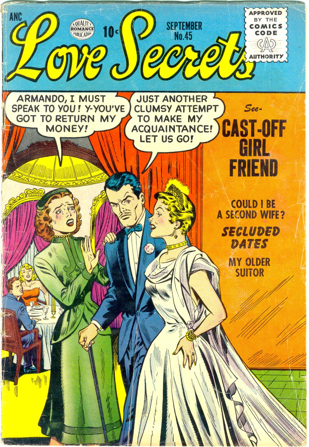 Read online Love Secrets (1953) comic -  Issue #45 - 1