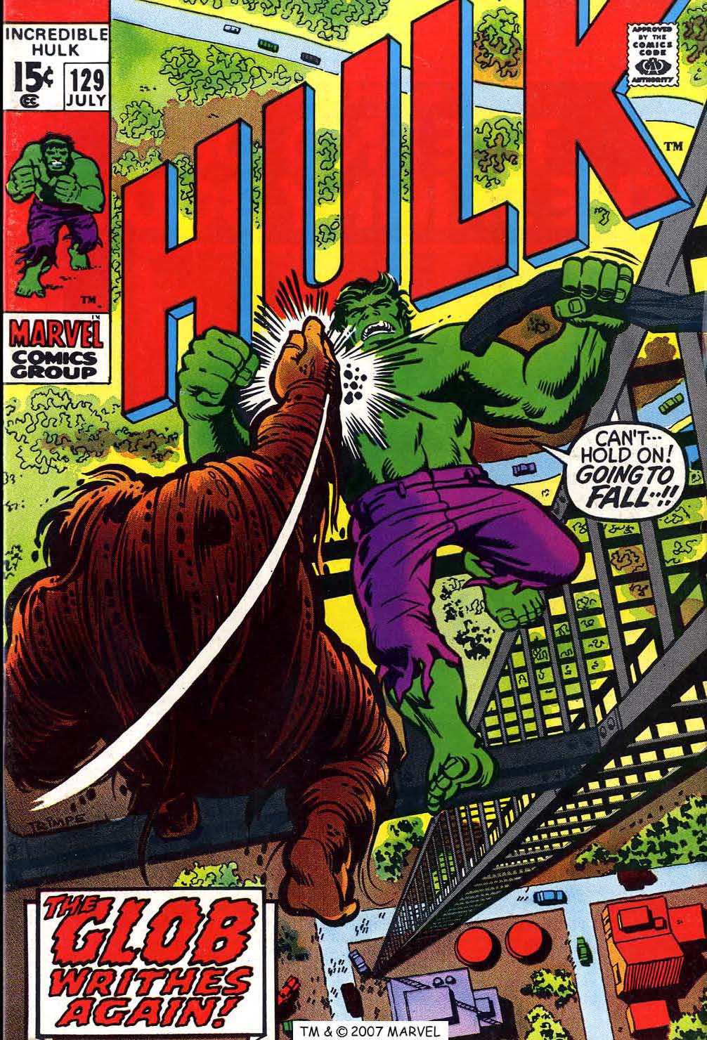 Read online The Incredible Hulk (1968) comic -  Issue #129 - 1