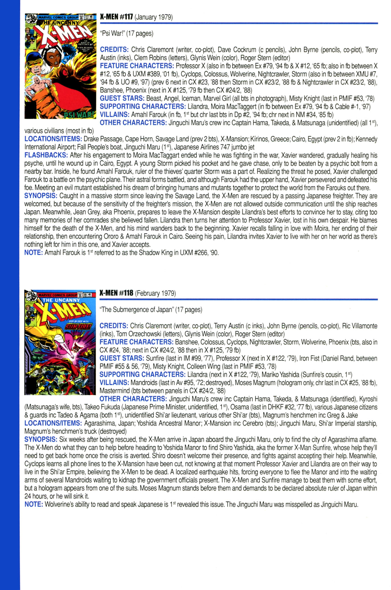 Read online Official Index to the Marvel Universe comic -  Issue #3 - 50