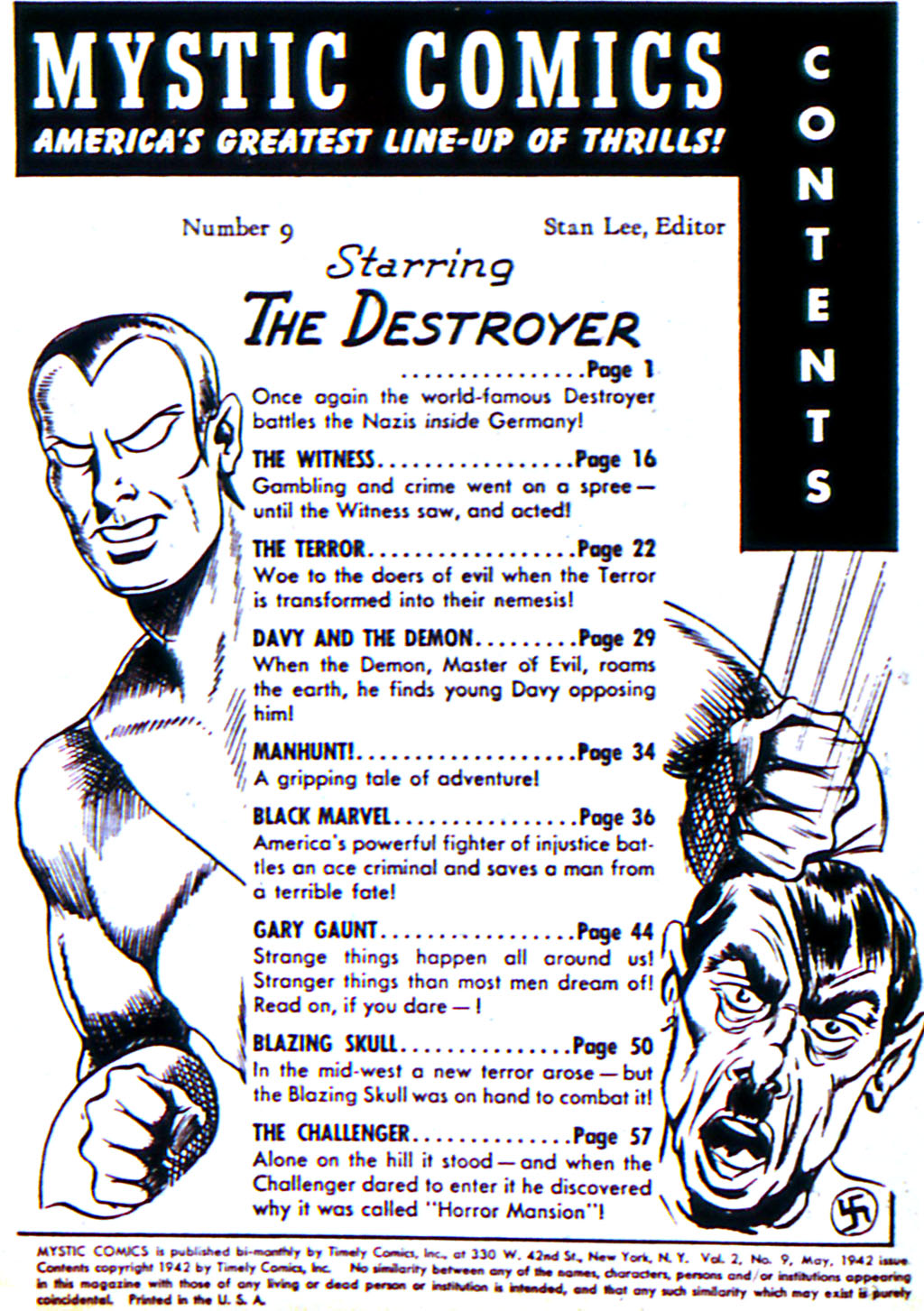 Read online Mystic Comics comic -  Issue #9 - 2