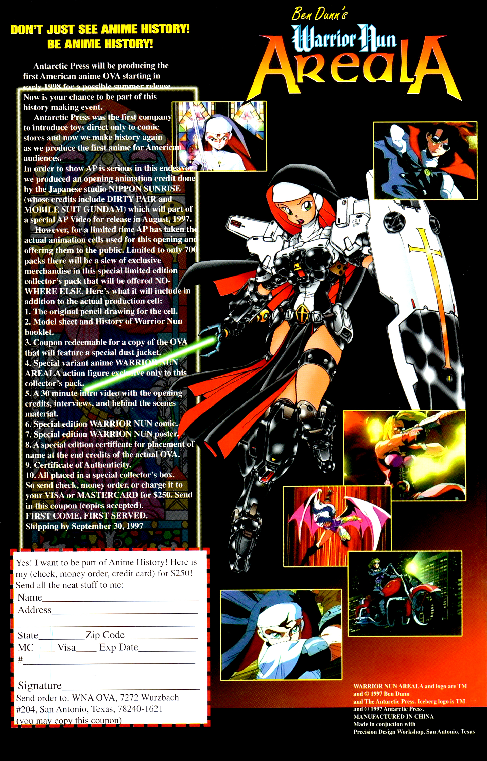 Read online Warrior Nun: Black & White comic -  Issue #3 - 28