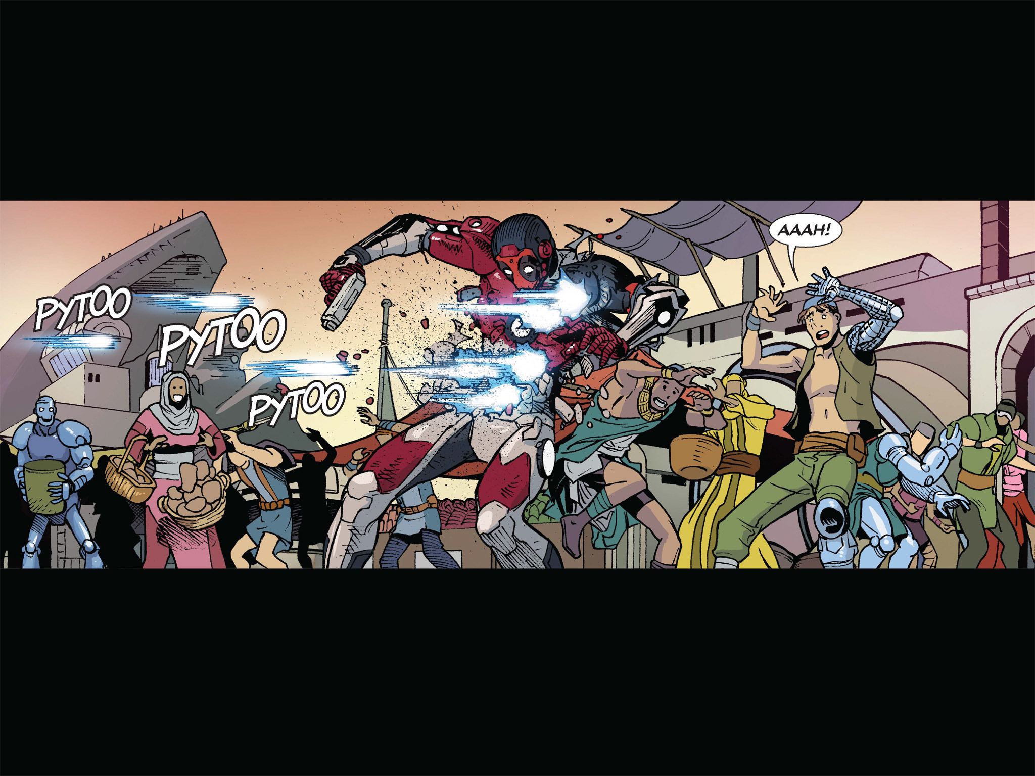 Read online Deadpool & Cable: Split Second Infinite Comic comic -  Issue #5 - 24