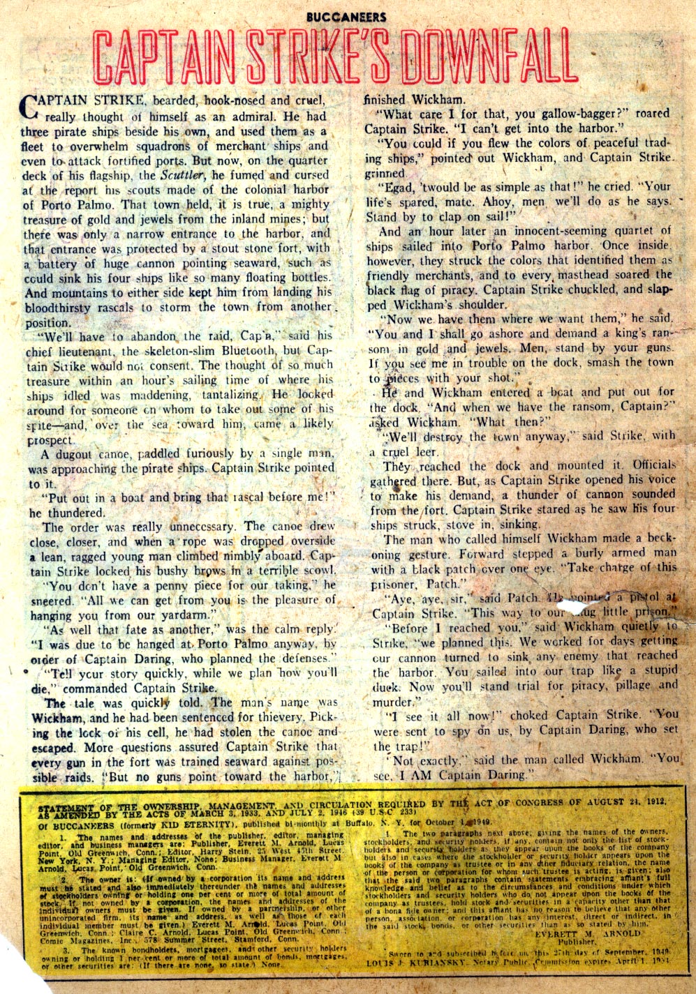 Read online Buccaneers comic -  Issue #20 - 26
