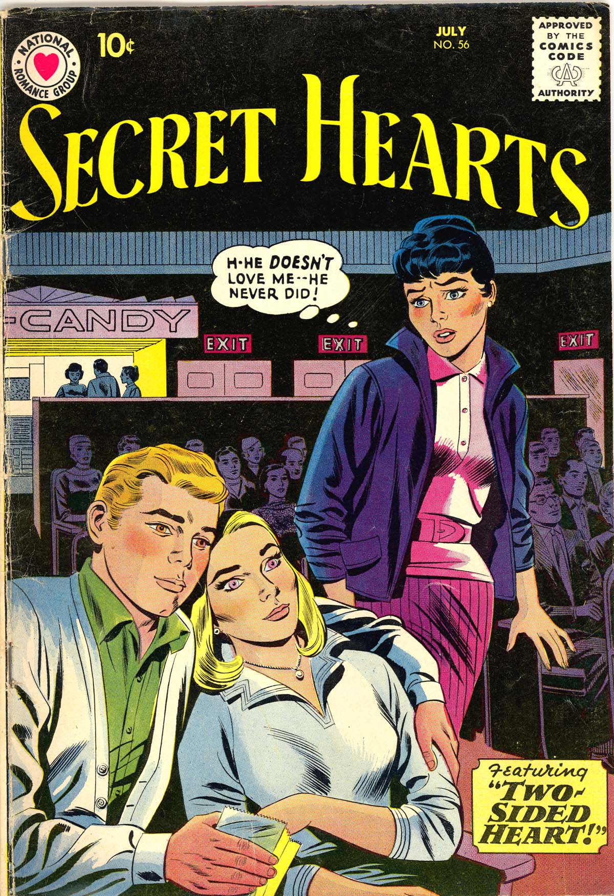Read online Secret Hearts comic -  Issue #56 - 1