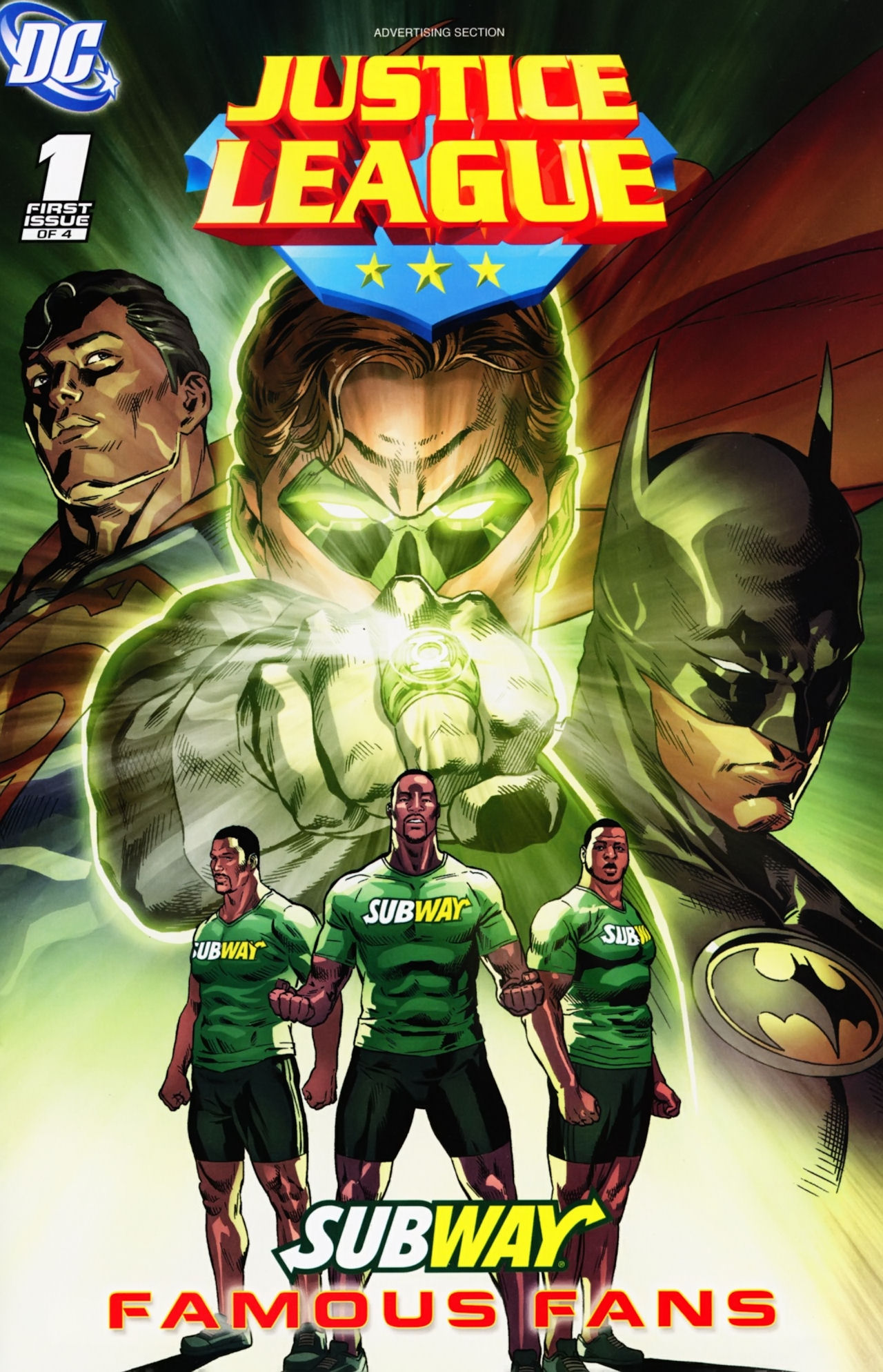 Read online Subway Presents: Justice League comic -  Issue #1 - 1