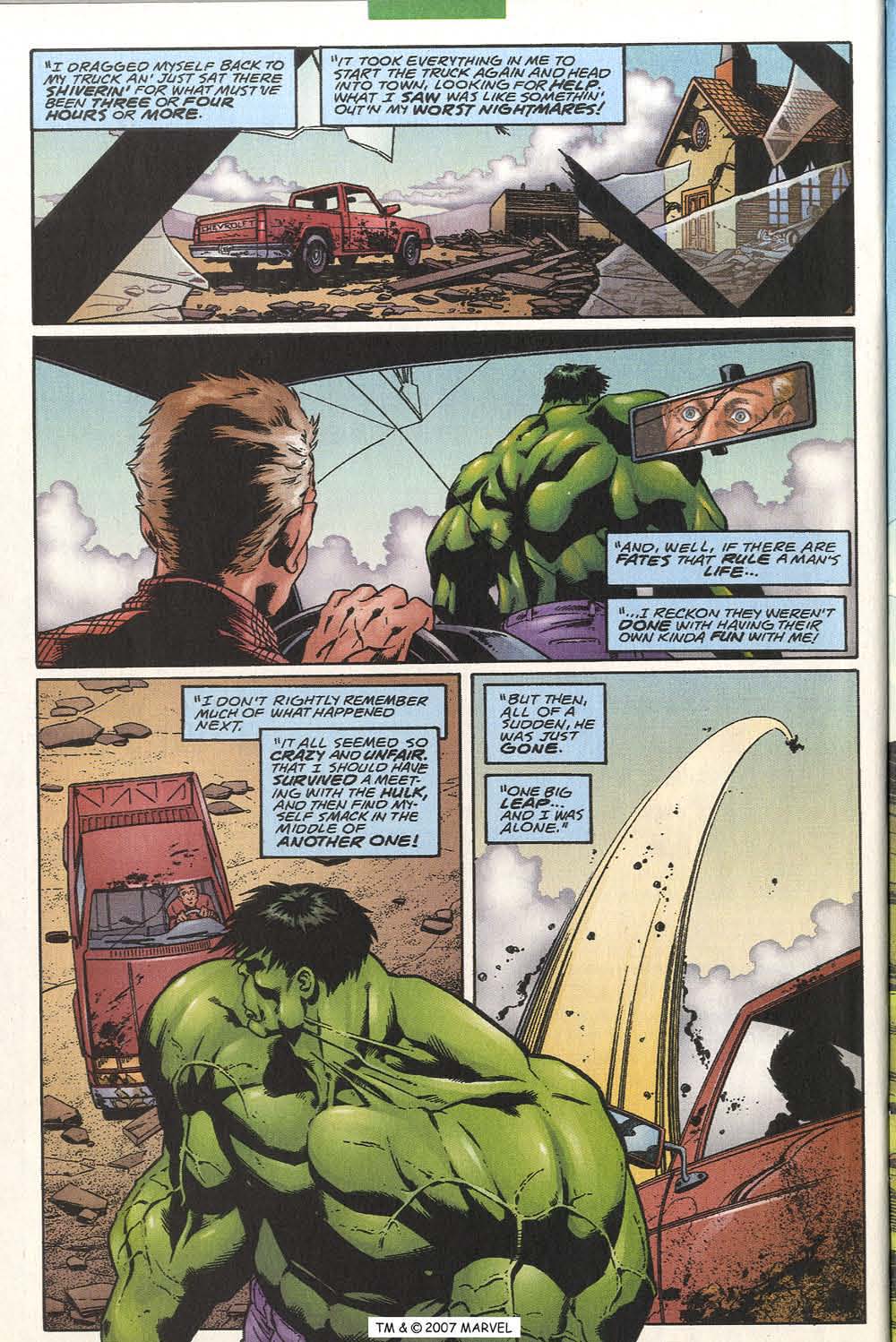 Read online Hulk (1999) comic -  Issue #5 - 32