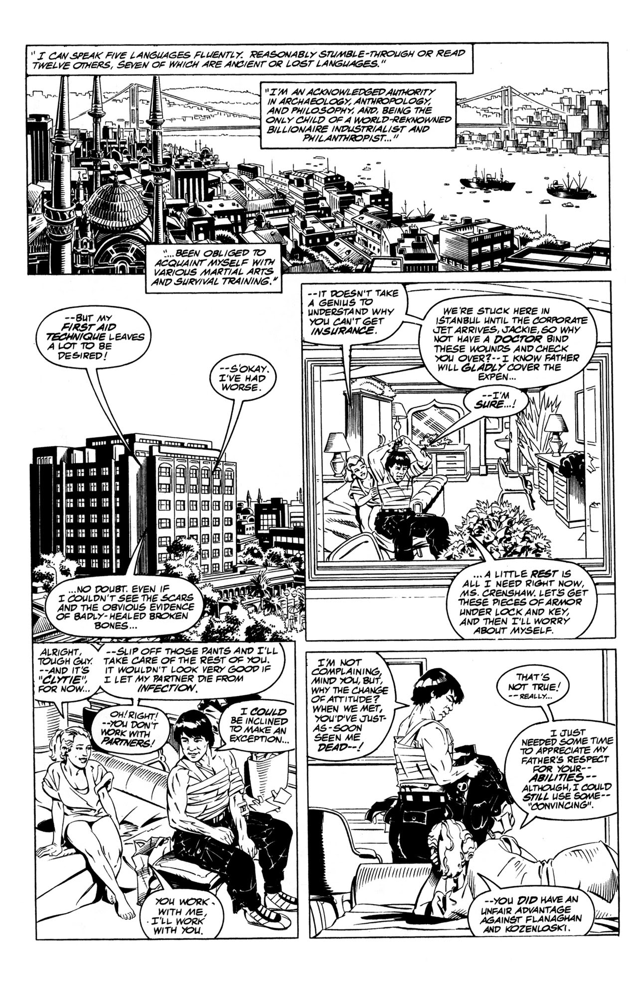 Read online Jackie Chan's Spartan X: Hell Bent Hero For Hire comic -  Issue #4 - 17