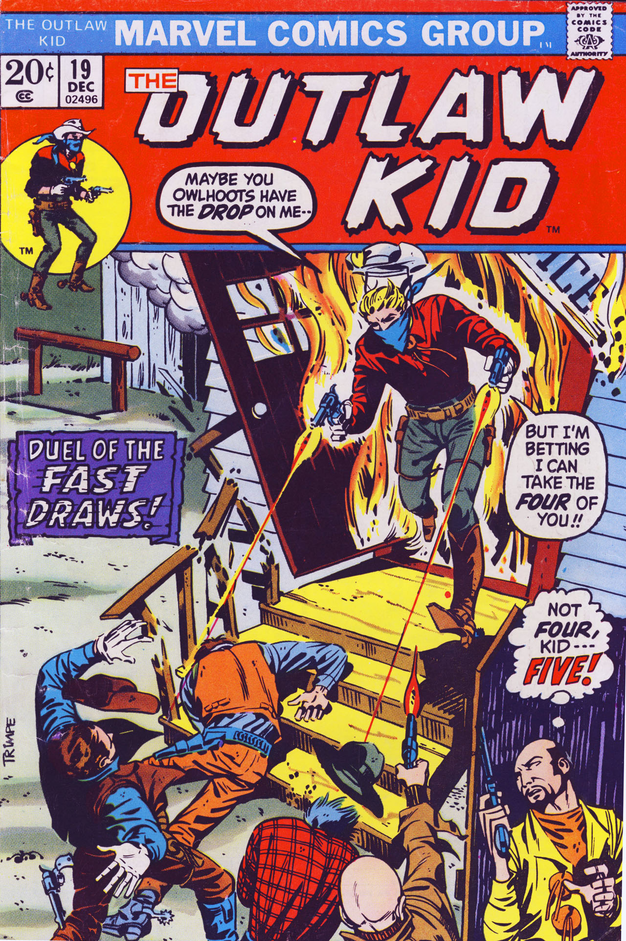 Read online The Outlaw Kid (1970) comic -  Issue #19 - 1