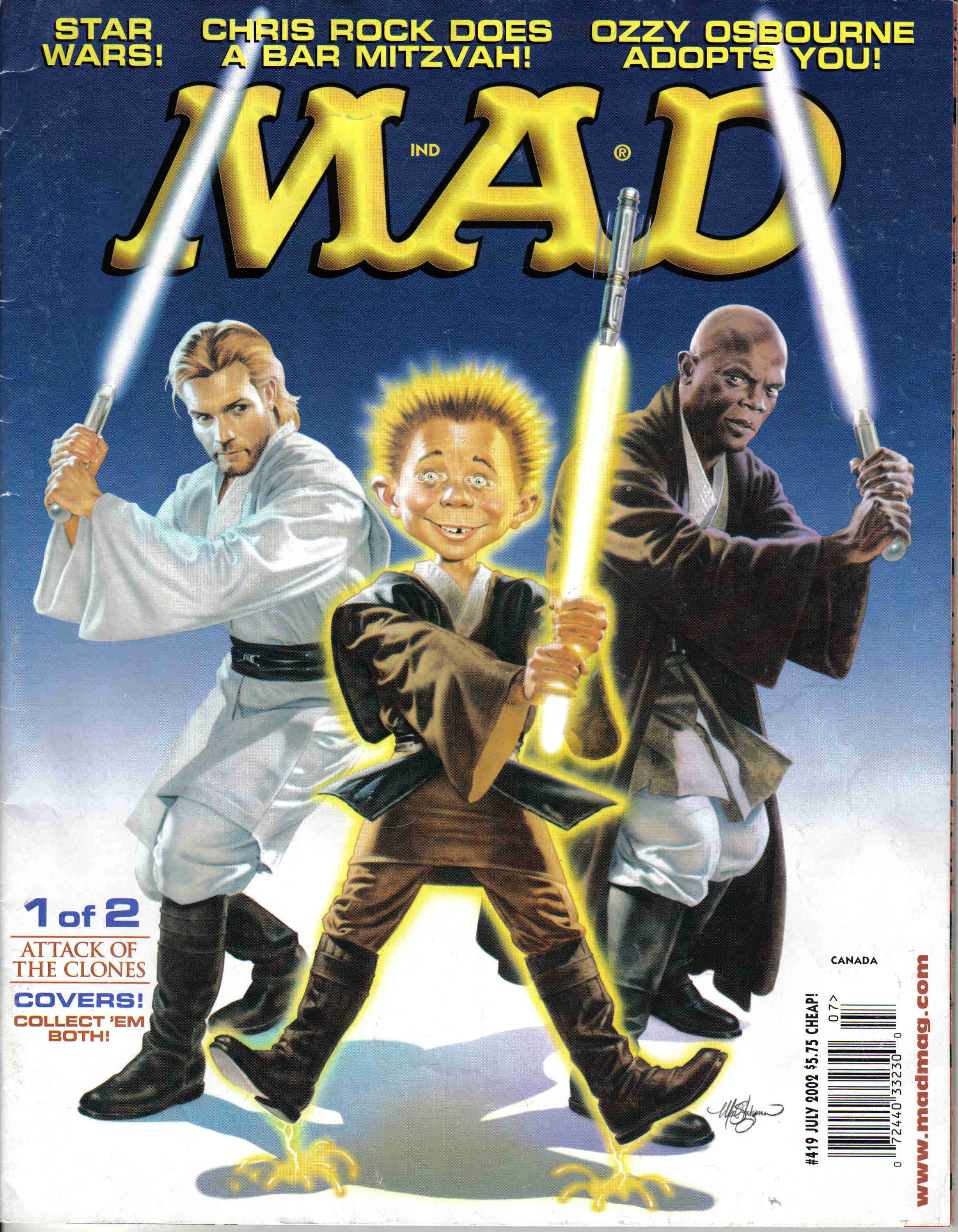 Read online MAD comic -  Issue #419 - 1