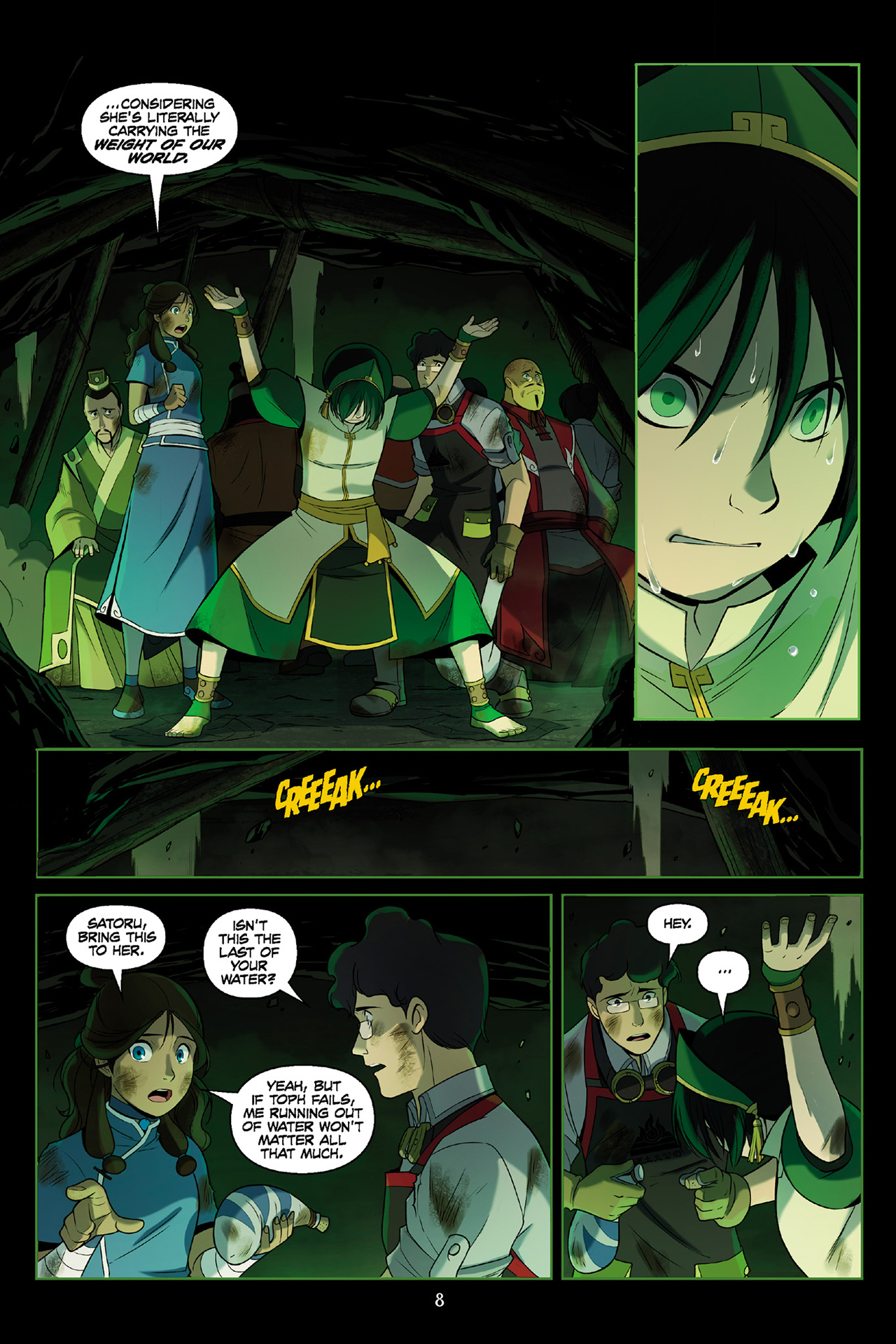 Read online Nickelodeon Avatar: The Last Airbender - The Rift comic -  Issue # Part 3 - 9