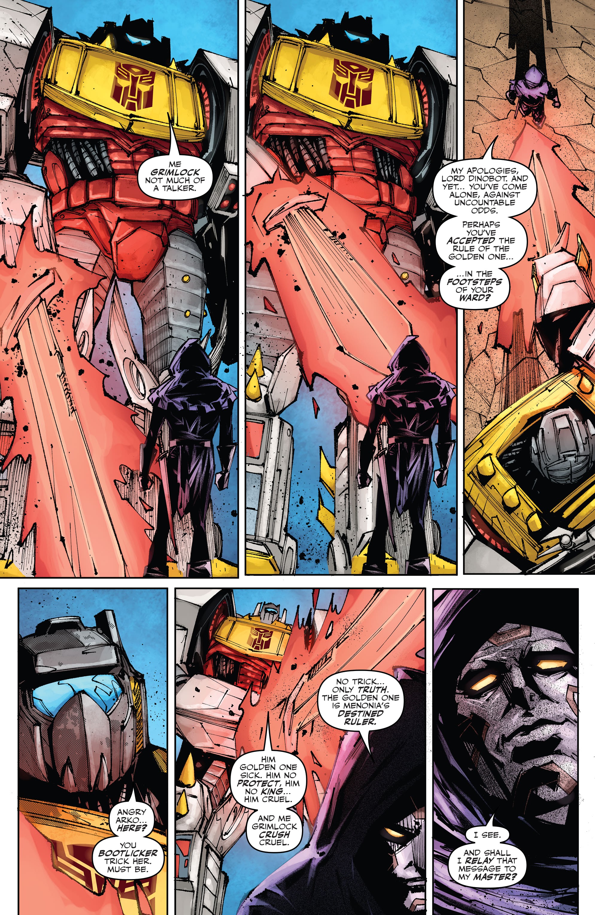 Read online Transformers: King Grimlock comic -  Issue #4 - 11