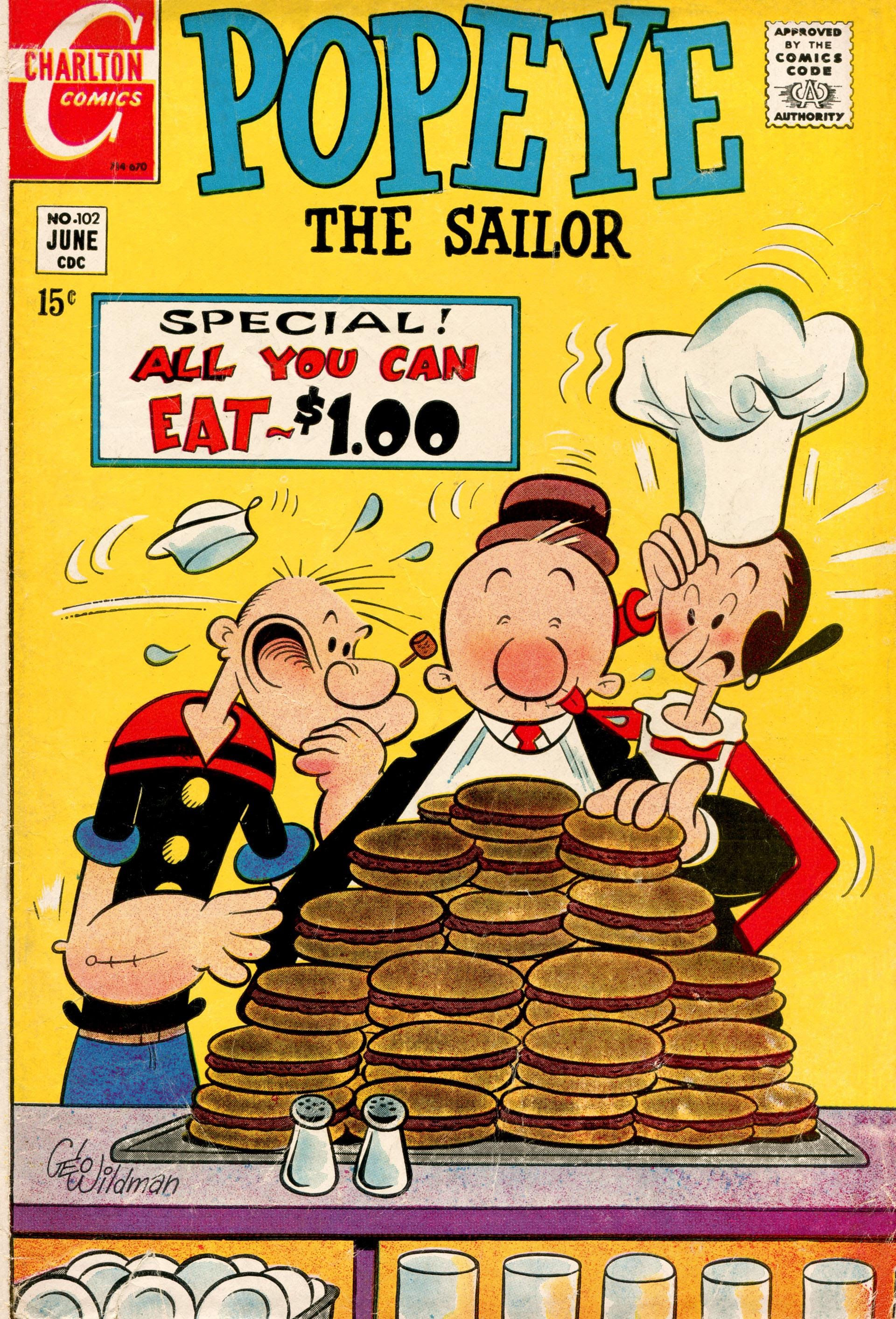 Read online Popeye (1948) comic -  Issue #102 - 1