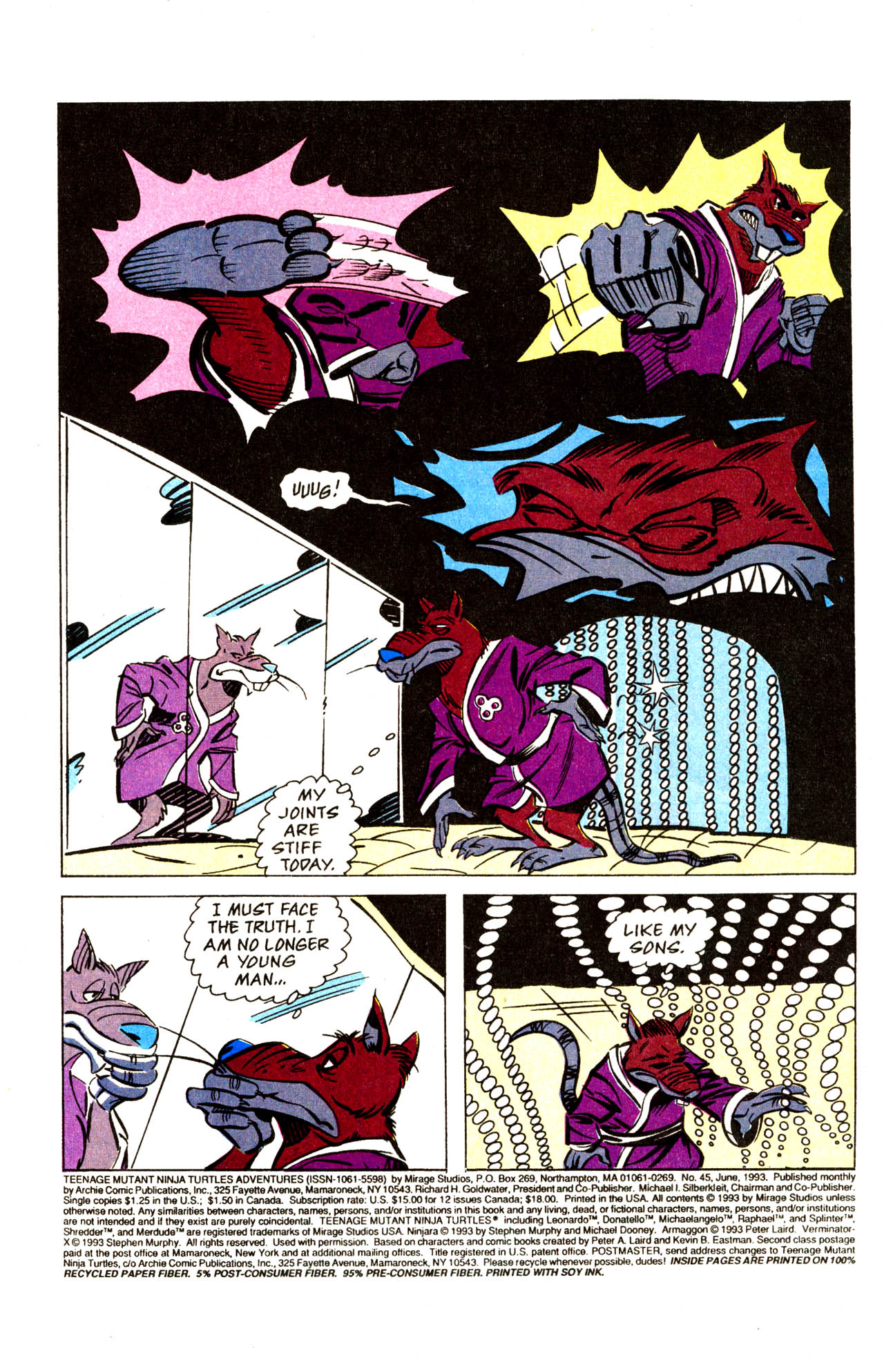 Read online Teenage Mutant Ninja Turtles Adventures (1989) comic -  Issue #45 - 3