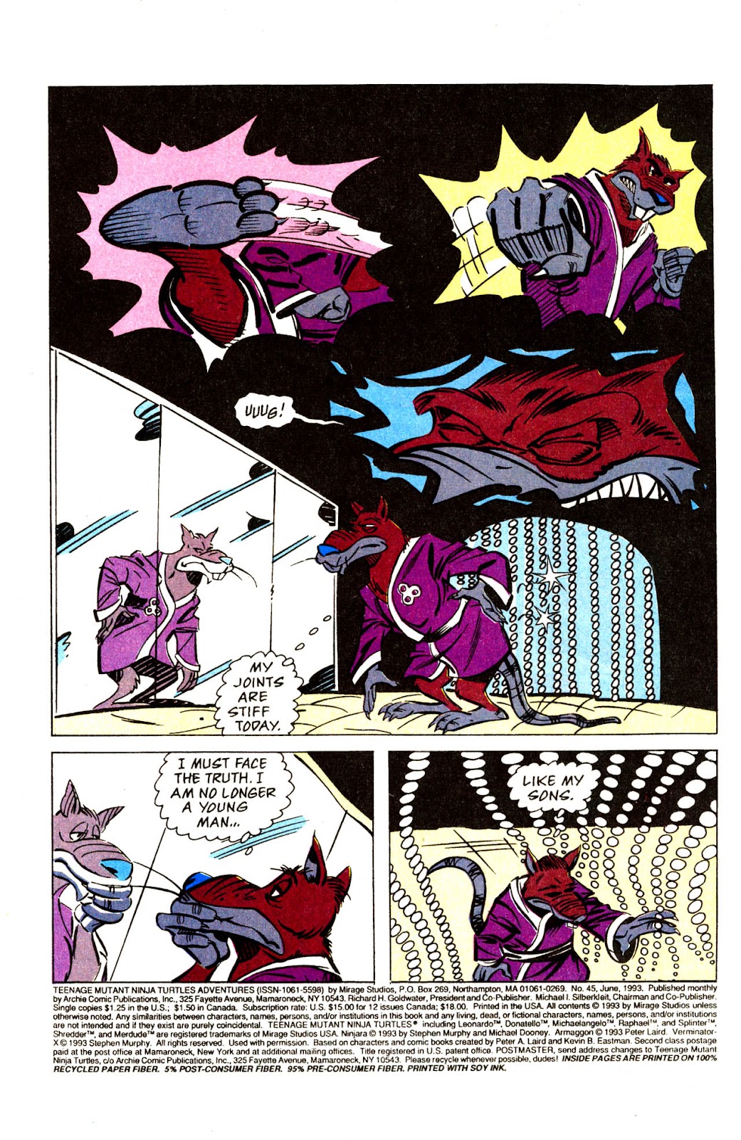 Teenage Mutant Ninja Turtles Adventures (1989) issue 45 - Page 3