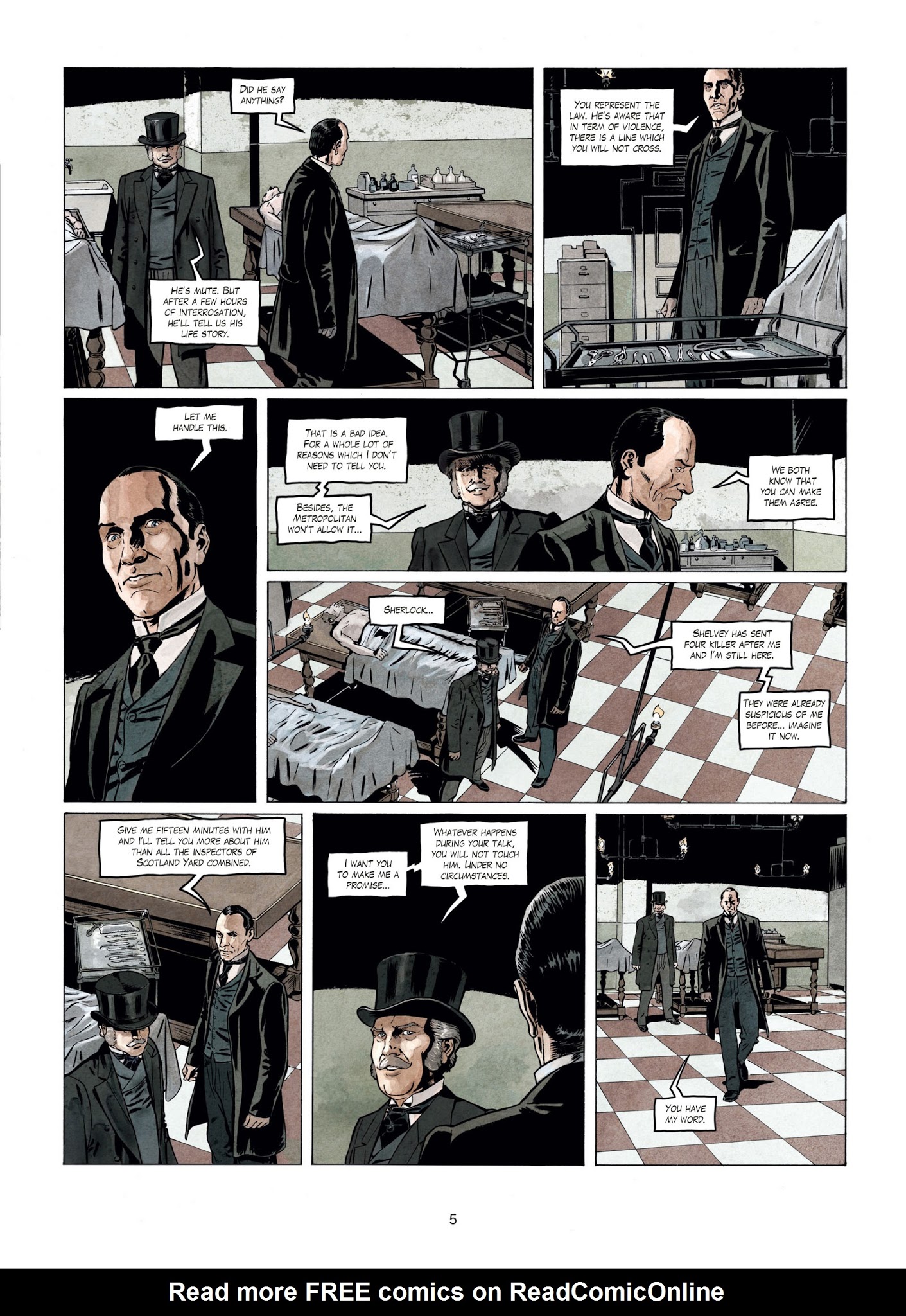 Read online Sherlock Holmes Society comic -  Issue #3 - 5