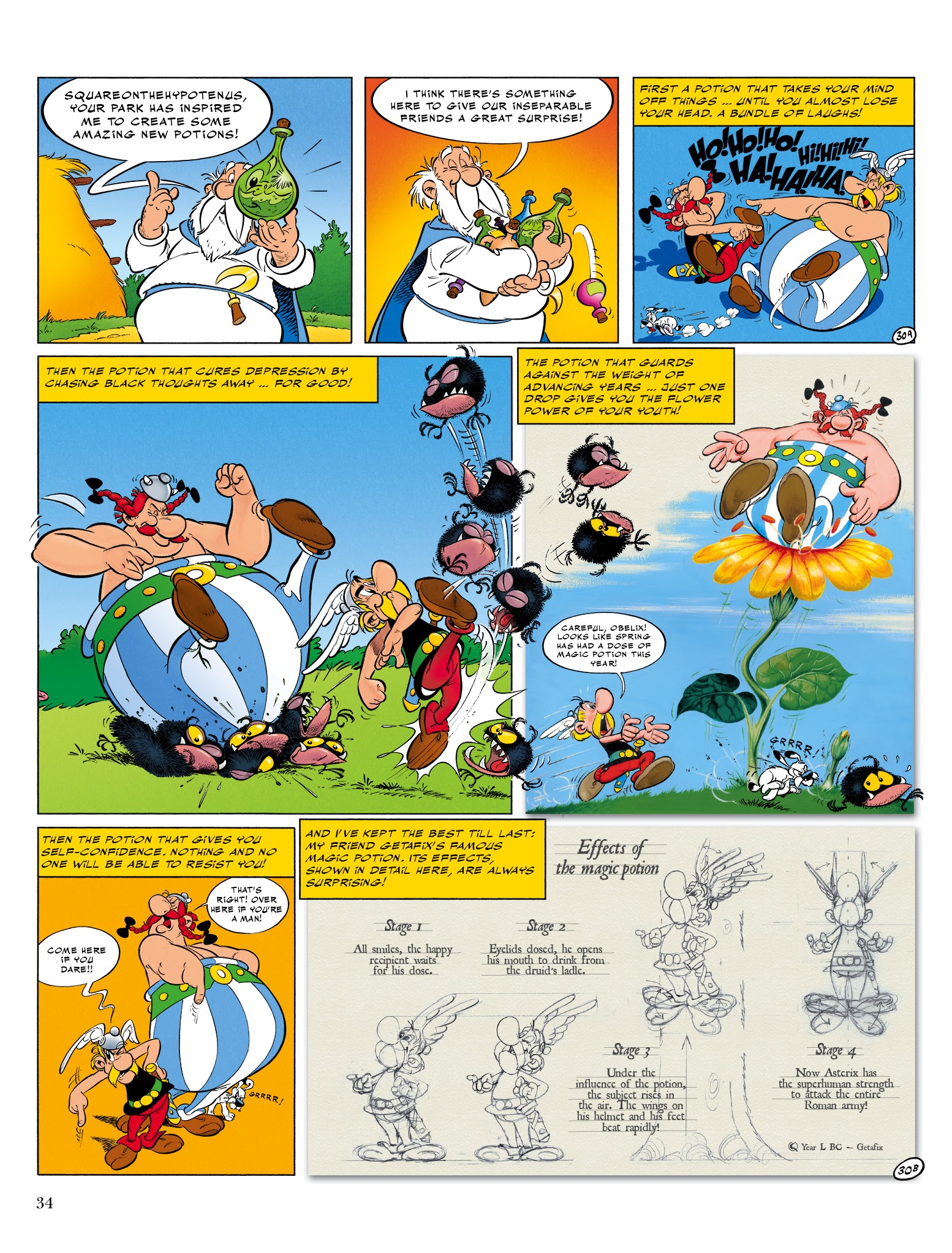 Read online Asterix comic -  Issue #34 - 35