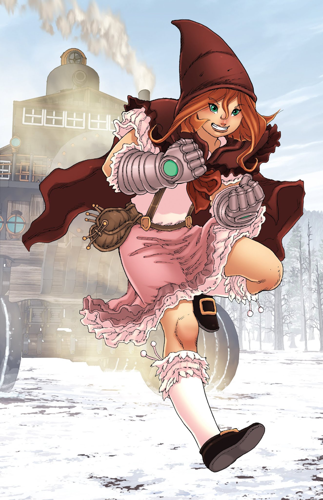 Read online Steampunk Red Riding Hood comic -  Issue # Full - 9