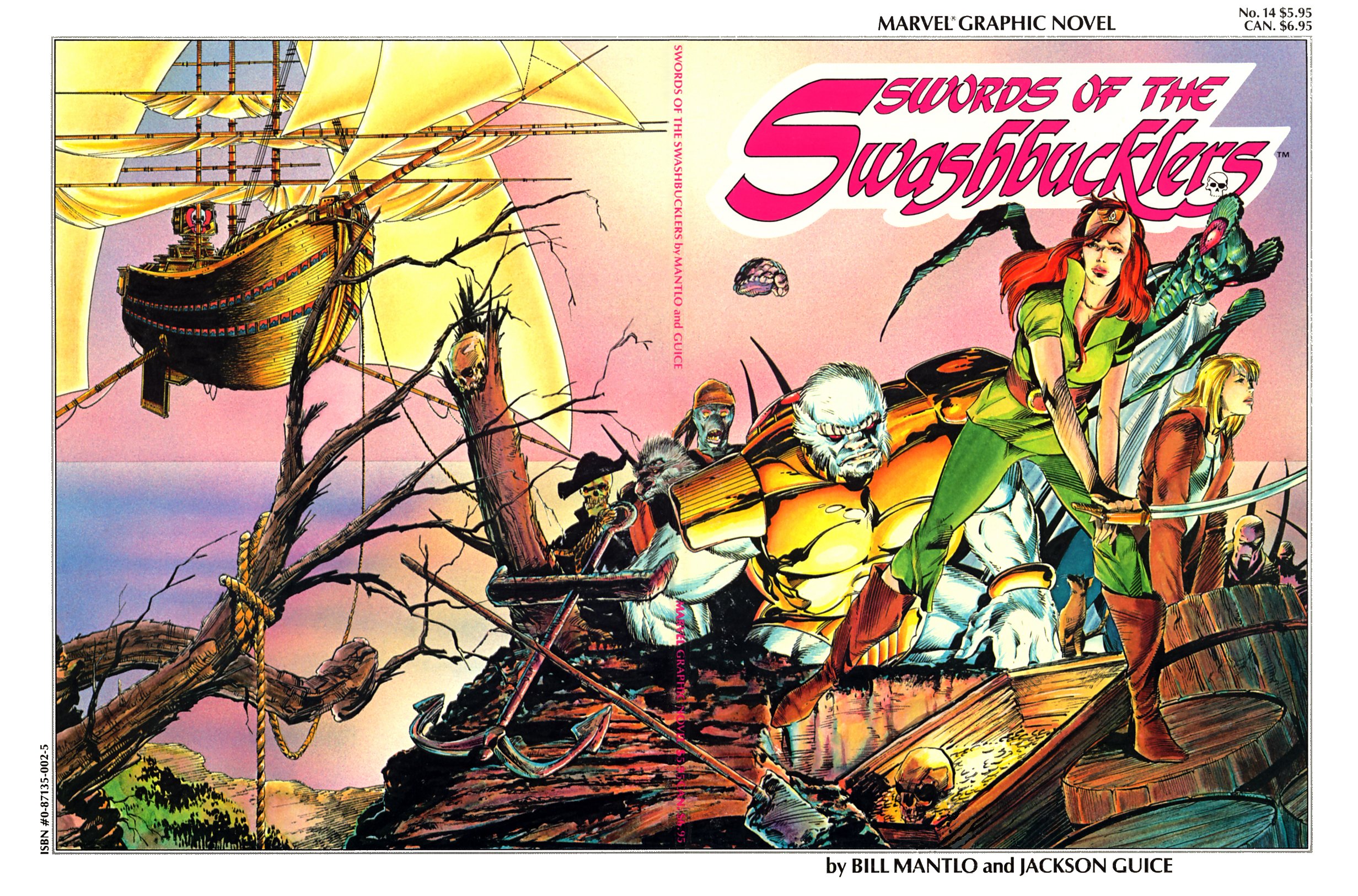 Read online Marvel Graphic Novel comic -  Issue #14 - Swords of the Swashbucklers - 2