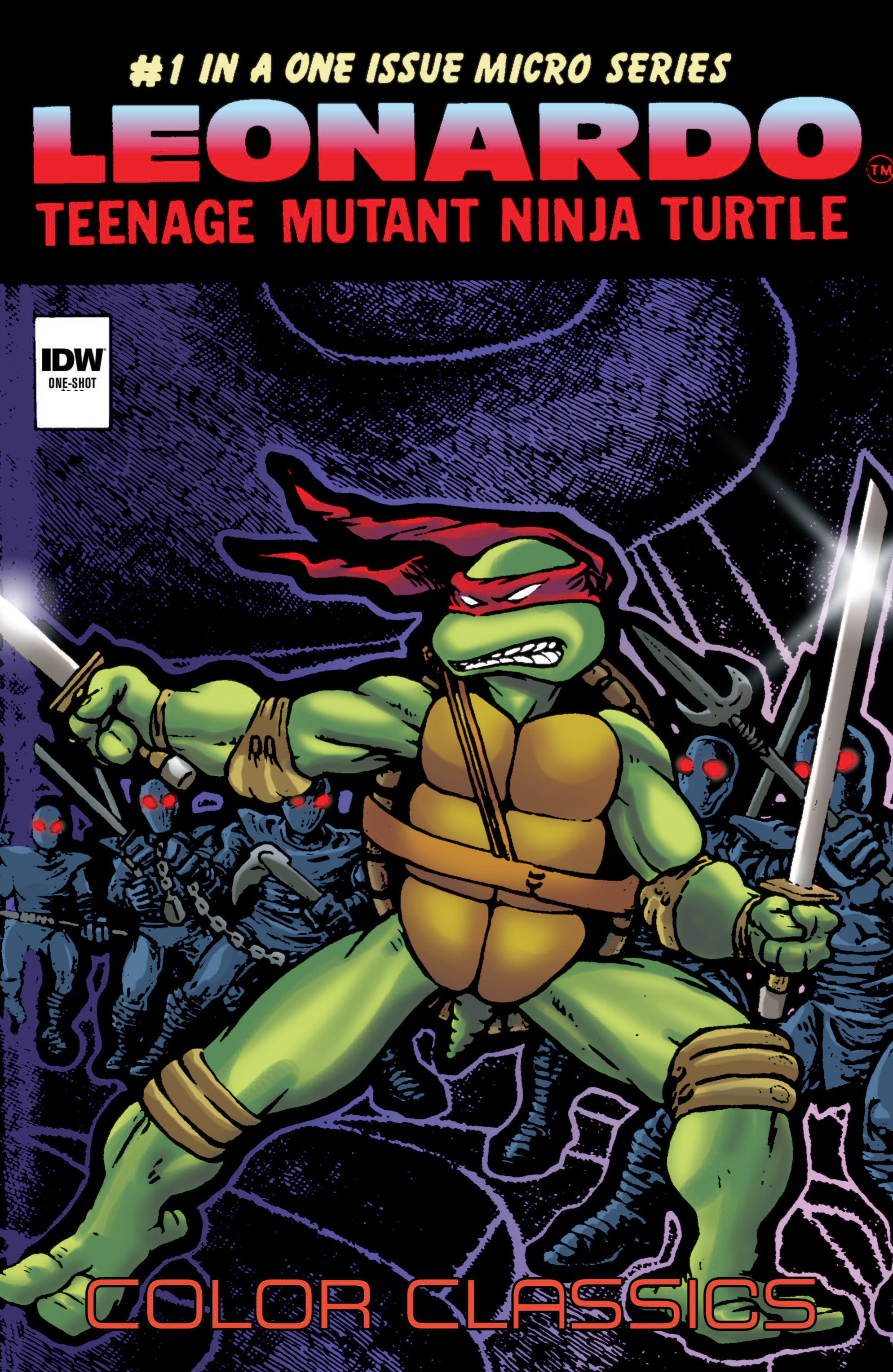 Read online Teenage Mutant Ninja Turtles Color Classics: Leonardo Micro-Series comic -  Issue # Full - 1
