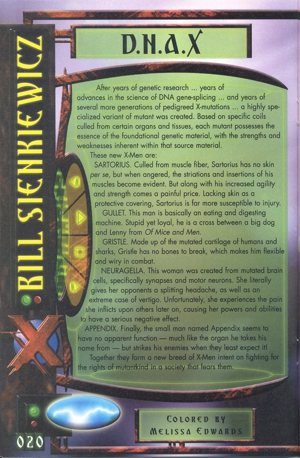 Read online X-Men: Millennial Visions comic -  Issue #1 - 20