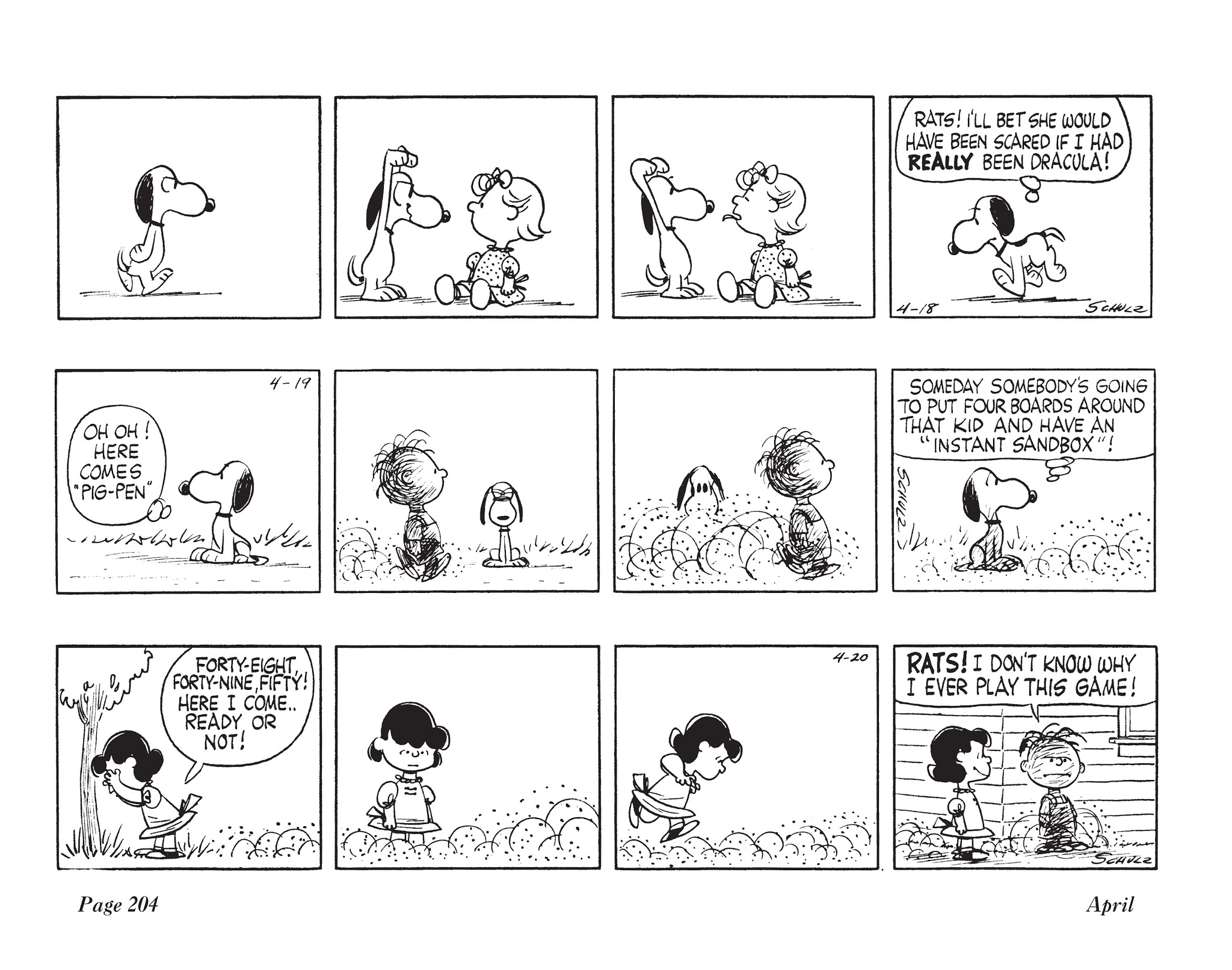 Read online The Complete Peanuts comic -  Issue # TPB 5 - 220