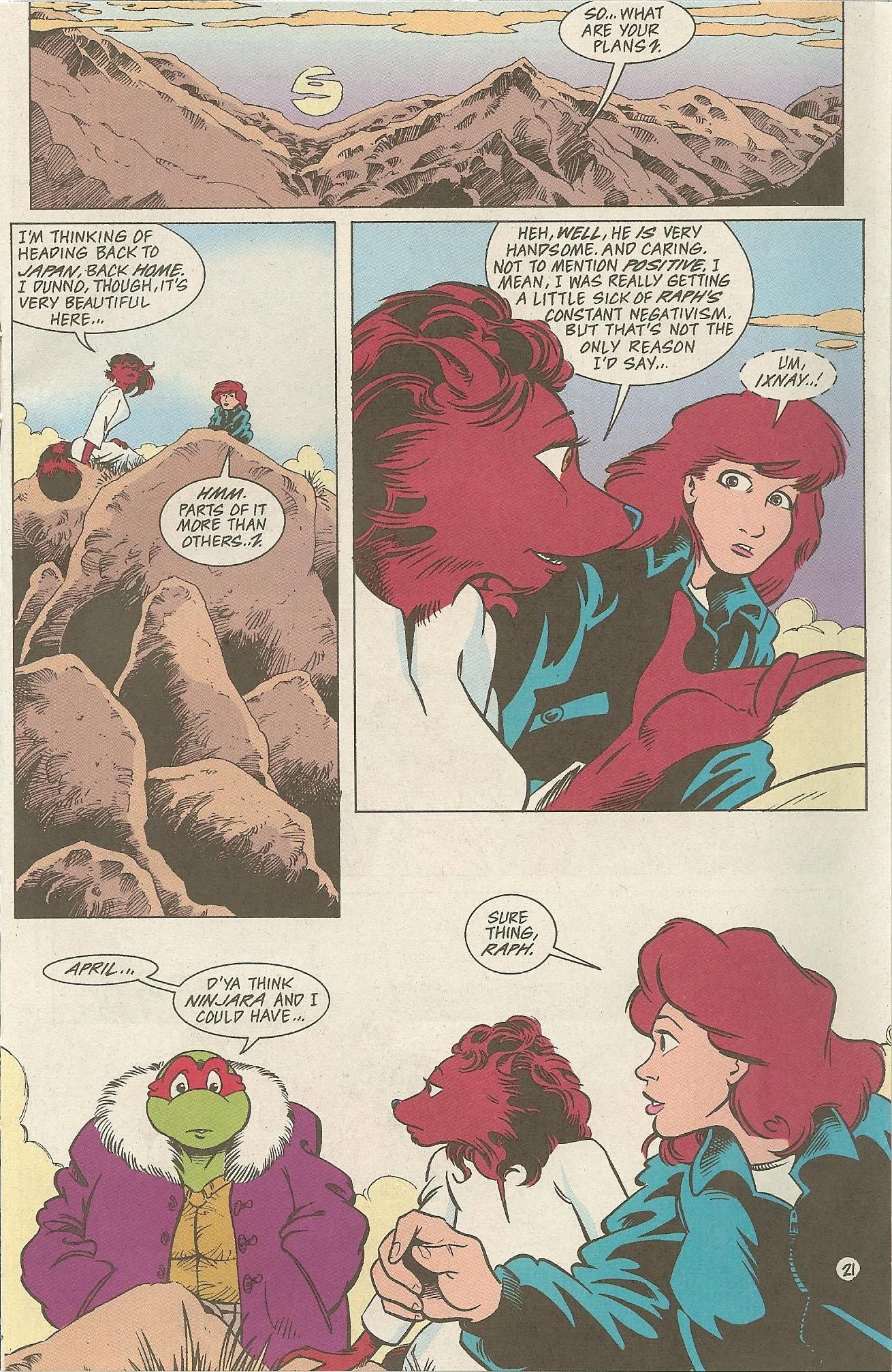 Read online Teenage Mutant Ninja Turtles Adventures (1989) comic -  Issue #70 - 21