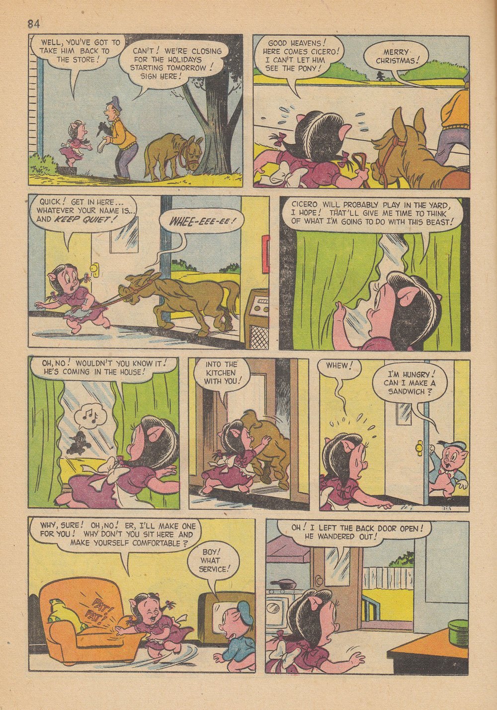 Read online Bugs Bunny's Christmas Funnies comic -  Issue # TPB 6 - 86