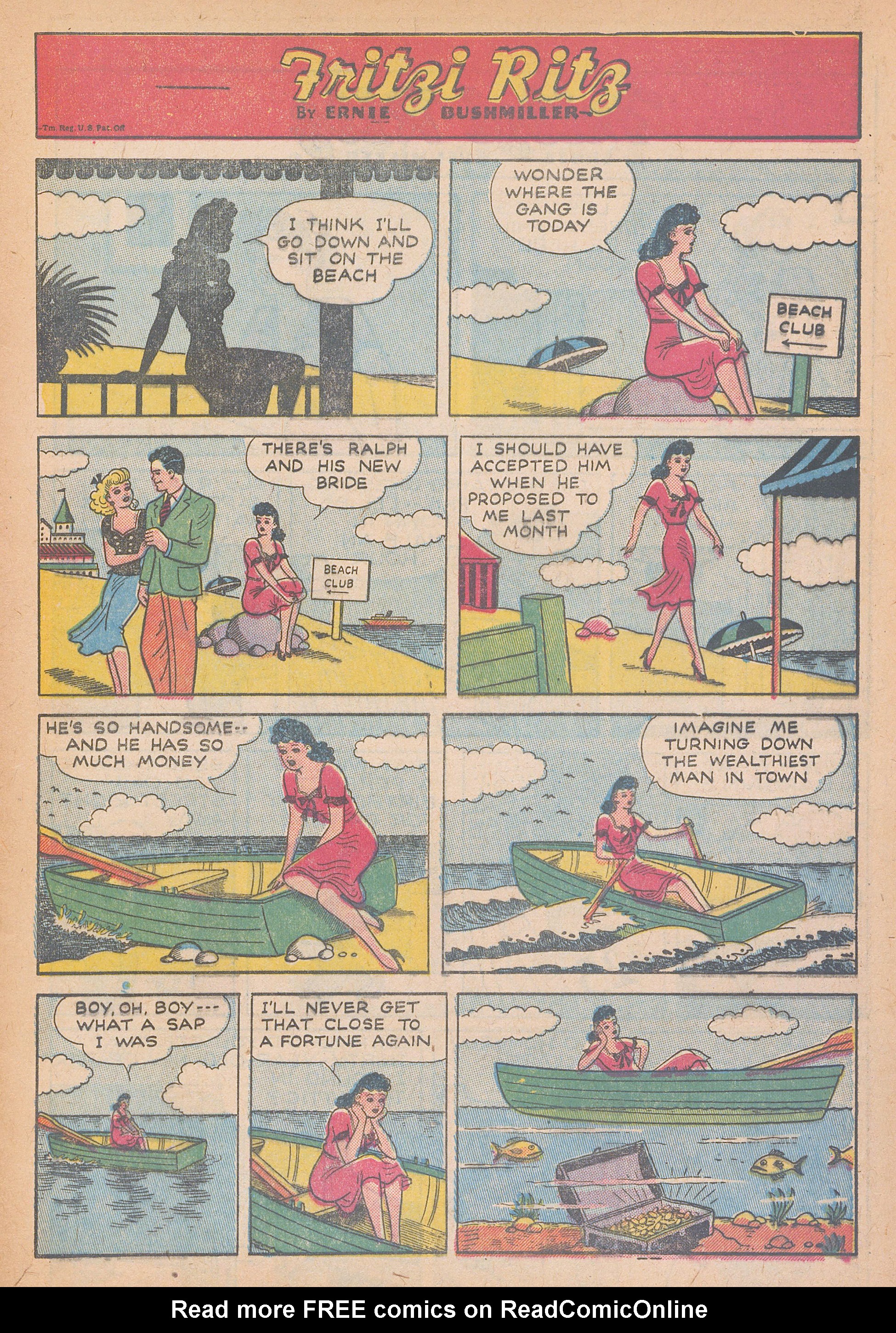 Read online Fritzi Ritz (1953) comic -  Issue #54 - 7