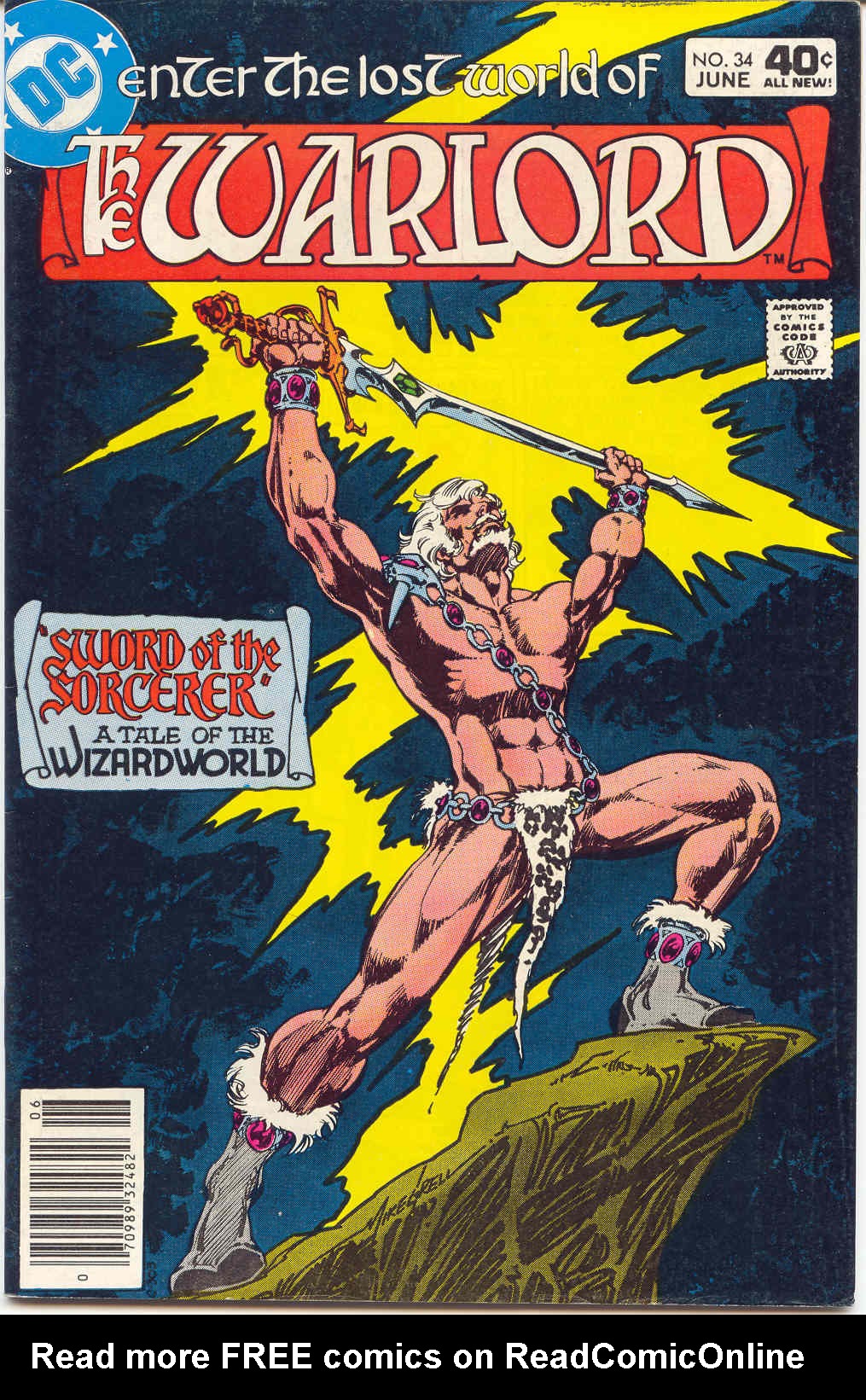 Read online Warlord (1976) comic -  Issue #34 - 1
