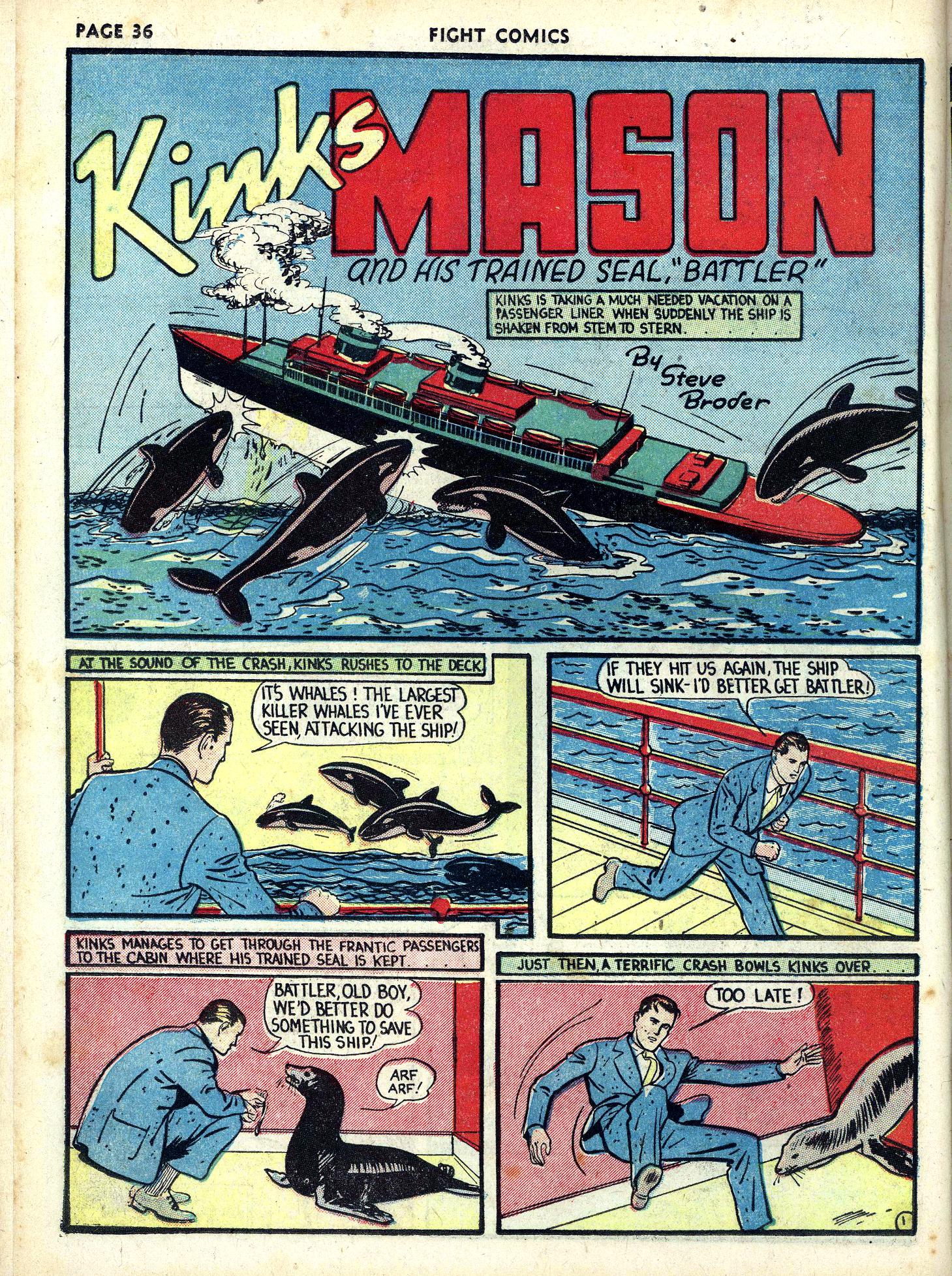 Read online Fight Comics comic -  Issue #10 - 38