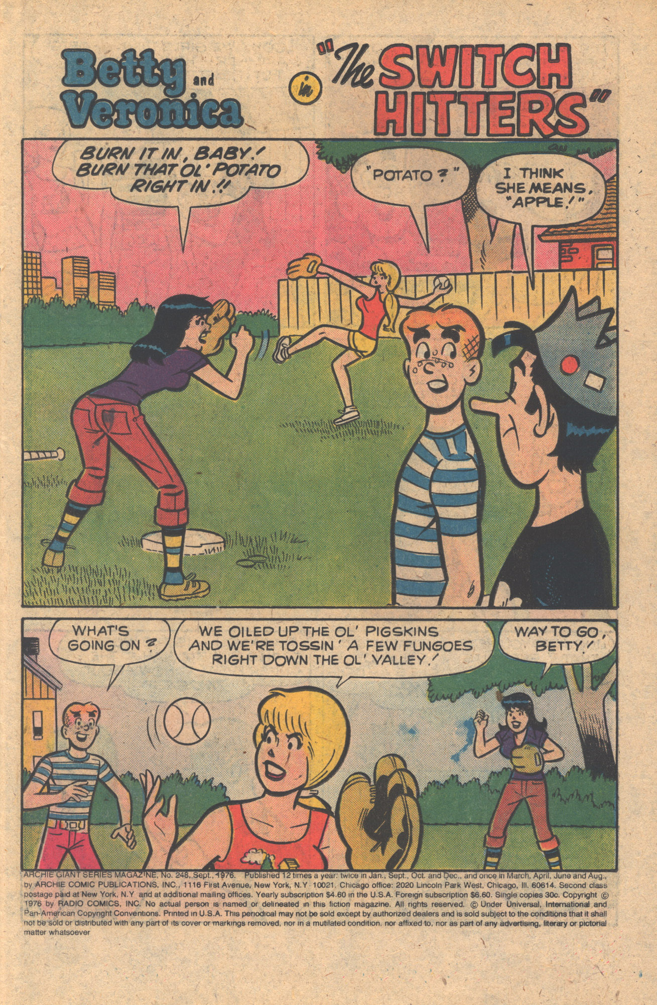 Read online Archie Giant Series Magazine comic -  Issue #248 - 3