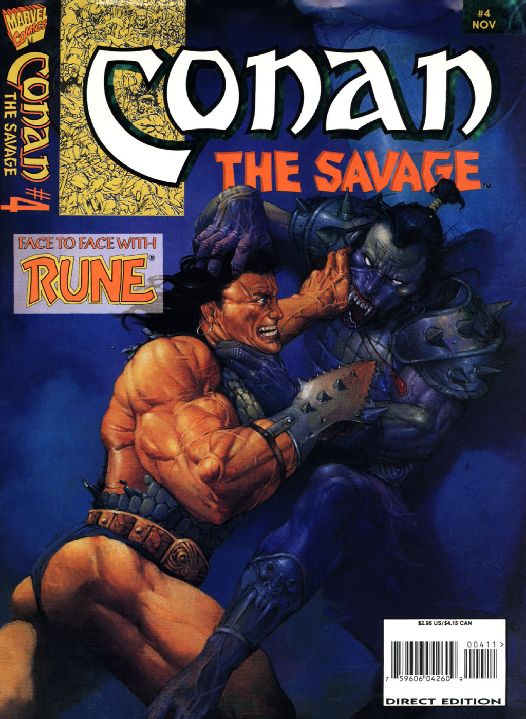 Read online Conan the Savage comic -  Issue #4 - 1