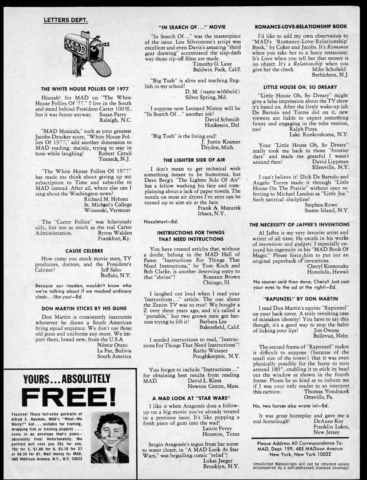 Read online MAD comic -  Issue #199 - 4