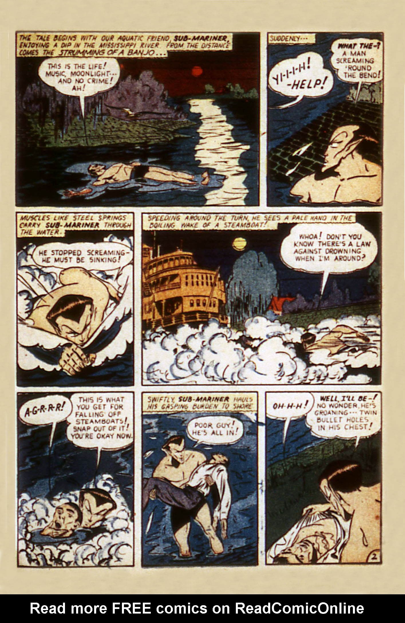 Read online Sub-Mariner Comics comic -  Issue #7 - 47