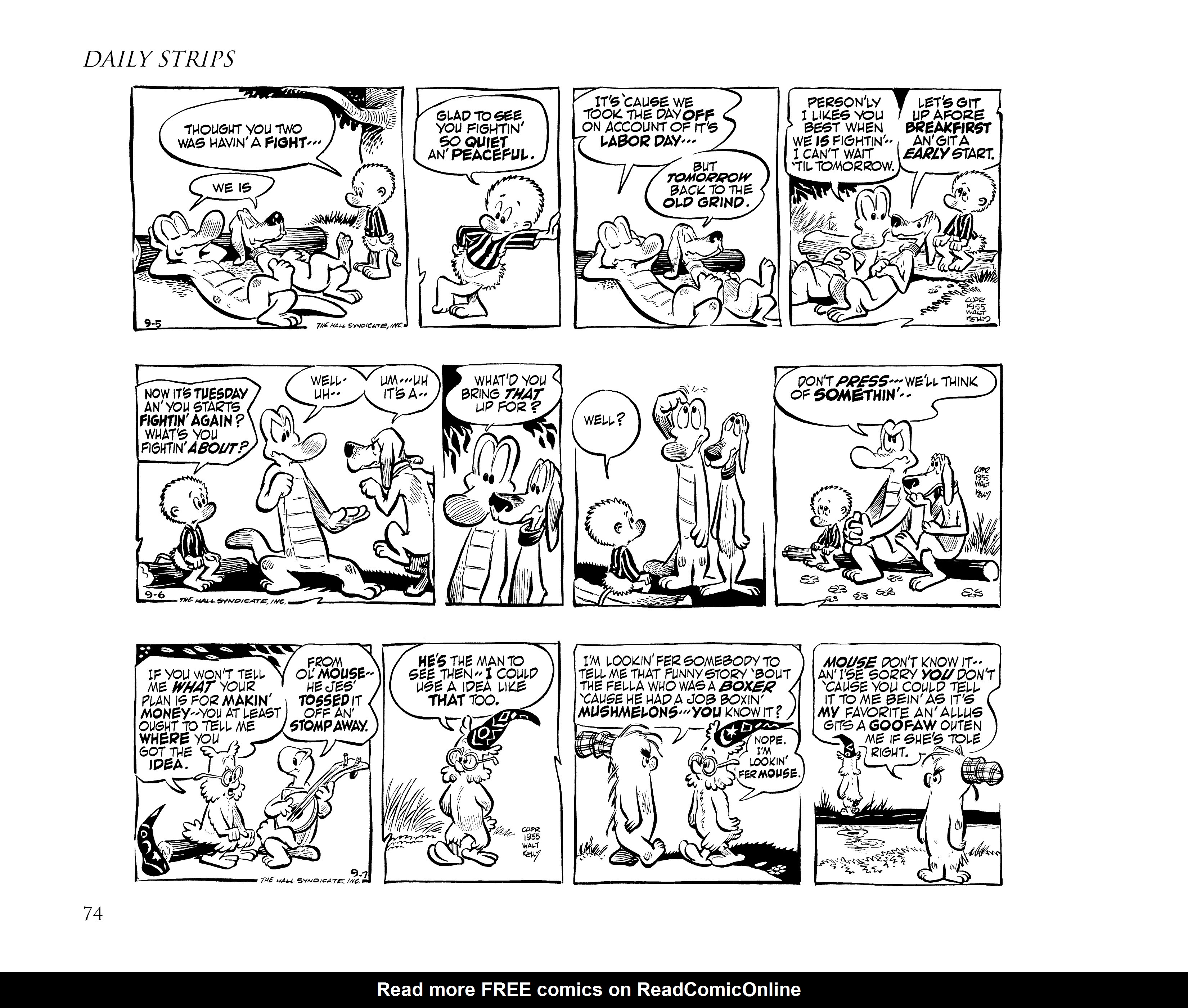 Read online Pogo by Walt Kelly: The Complete Syndicated Comic Strips comic -  Issue # TPB 4 (Part 1) - 86