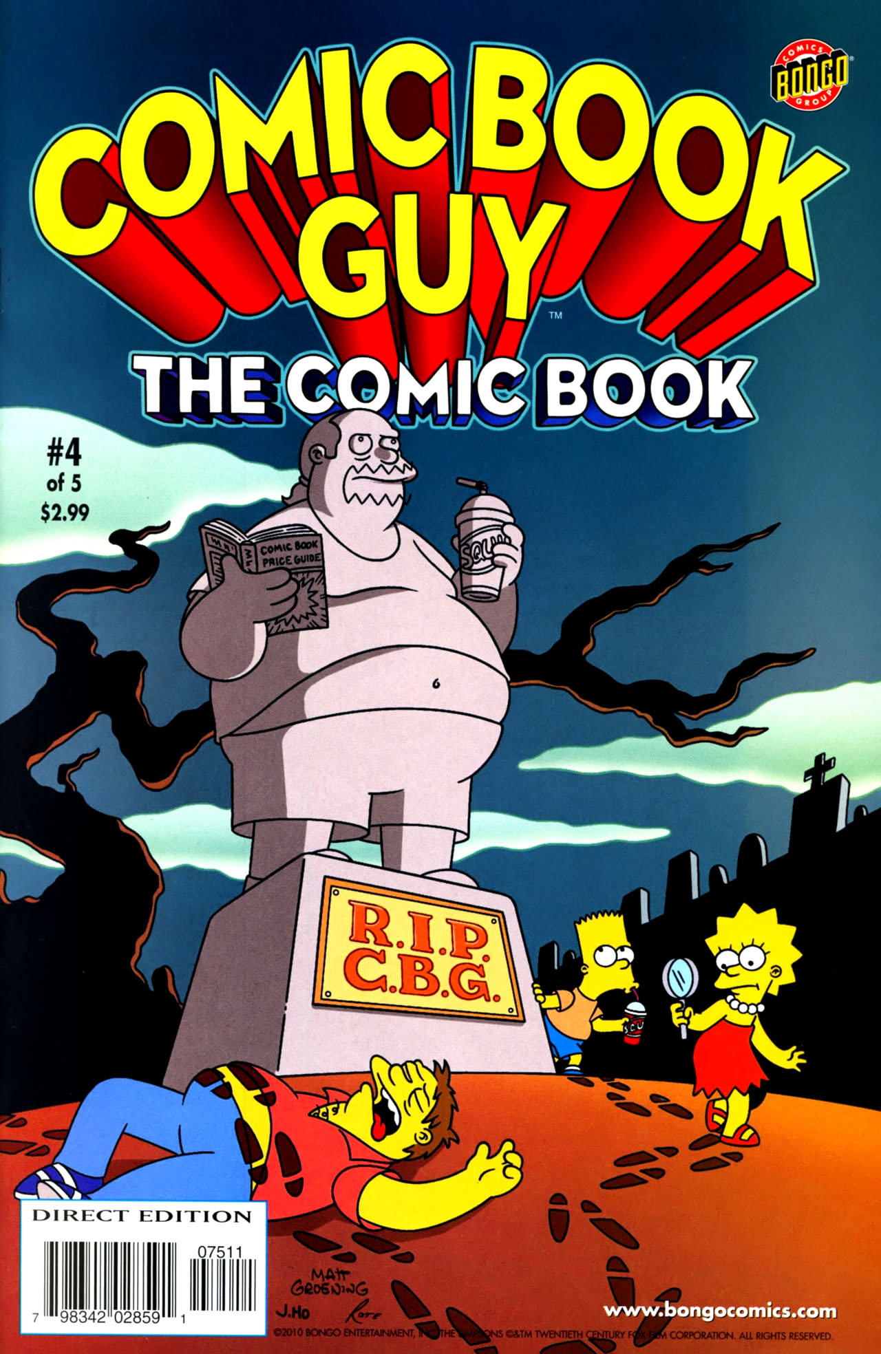 Read online Bongo Comics presents Comic Book Guy: The Comic Book comic -  Issue #4 - 1